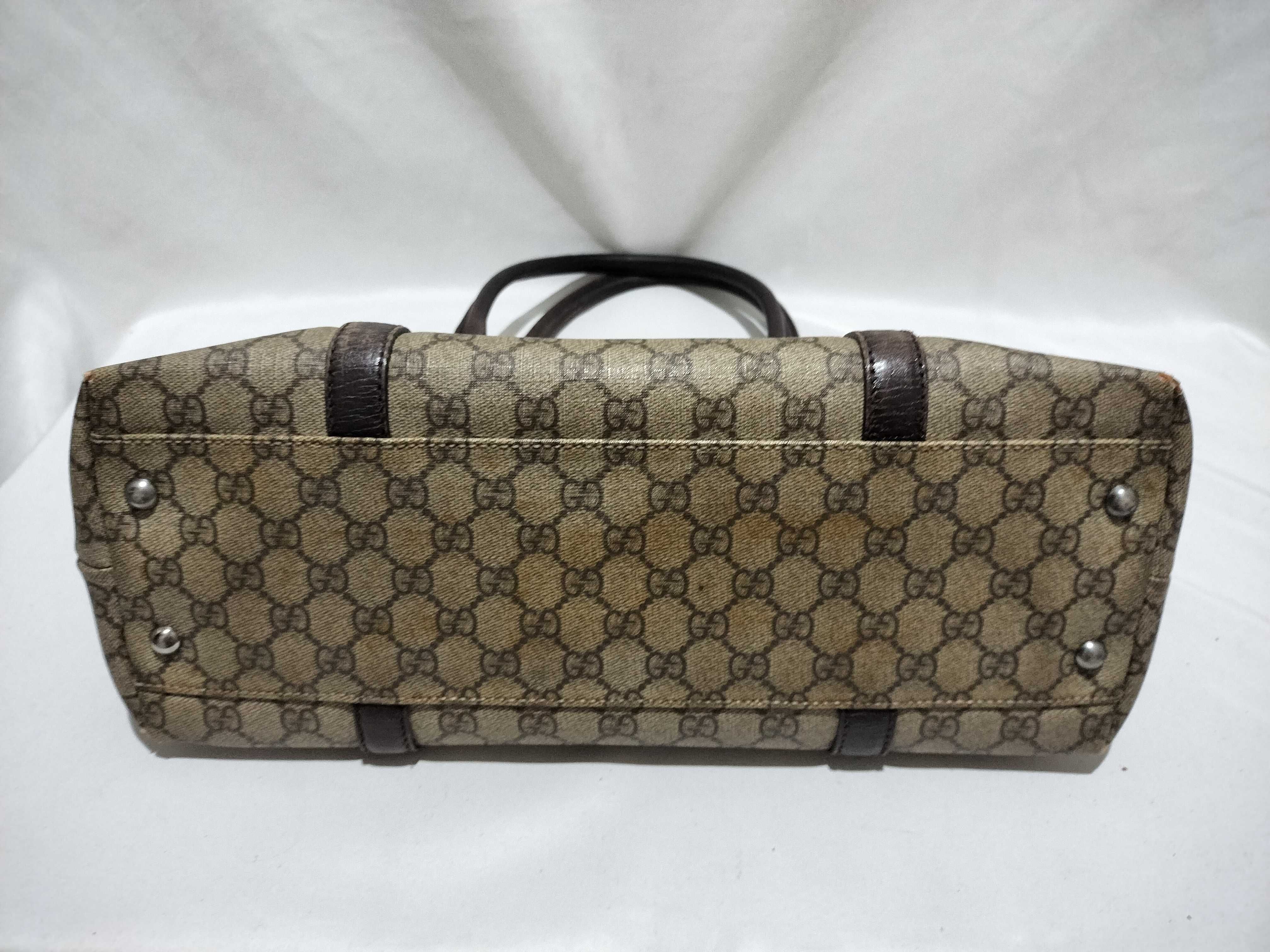 【水曜終了】(10702_0027)GUCCI GGスプリーム 114595 ハンドバッグ