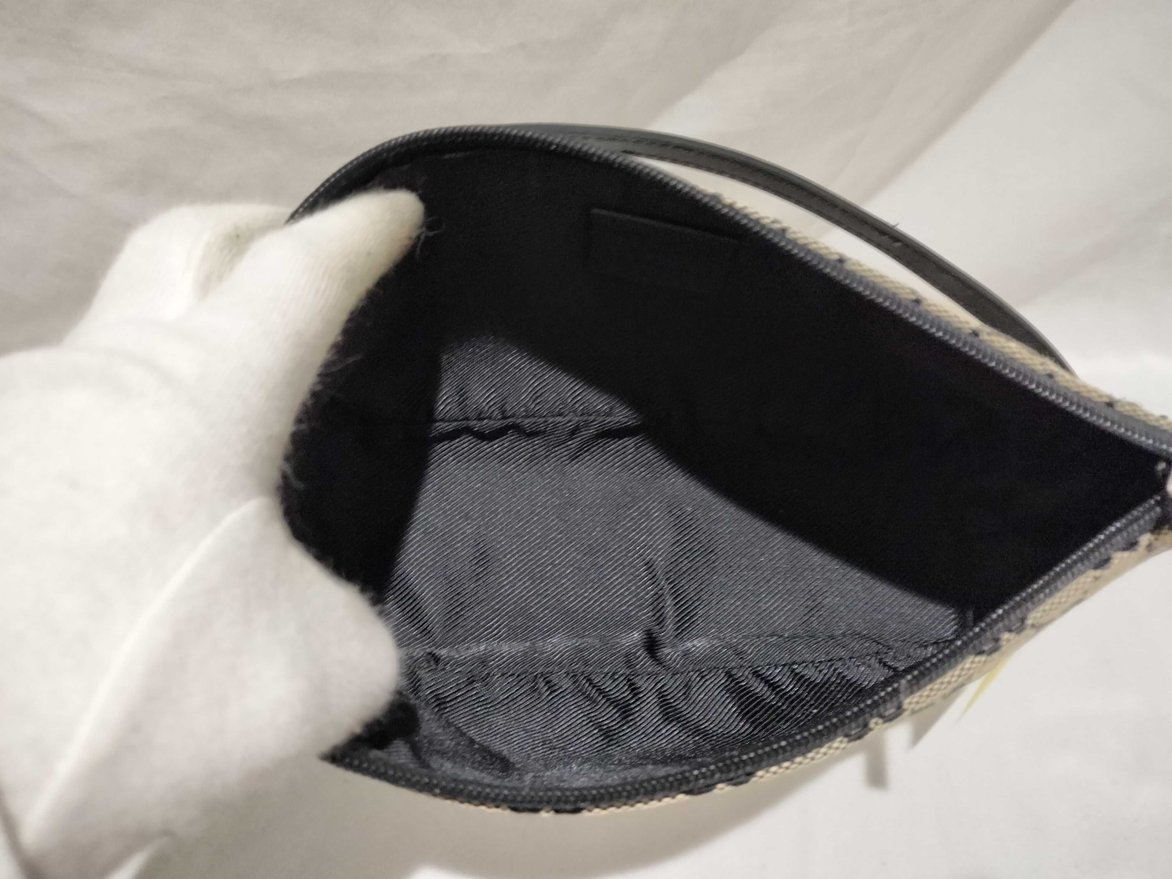 【水曜終了】(10709_0054)GUCCI GGキャンバス バナナポーチ 039・1103.135801 ハンドバッグ