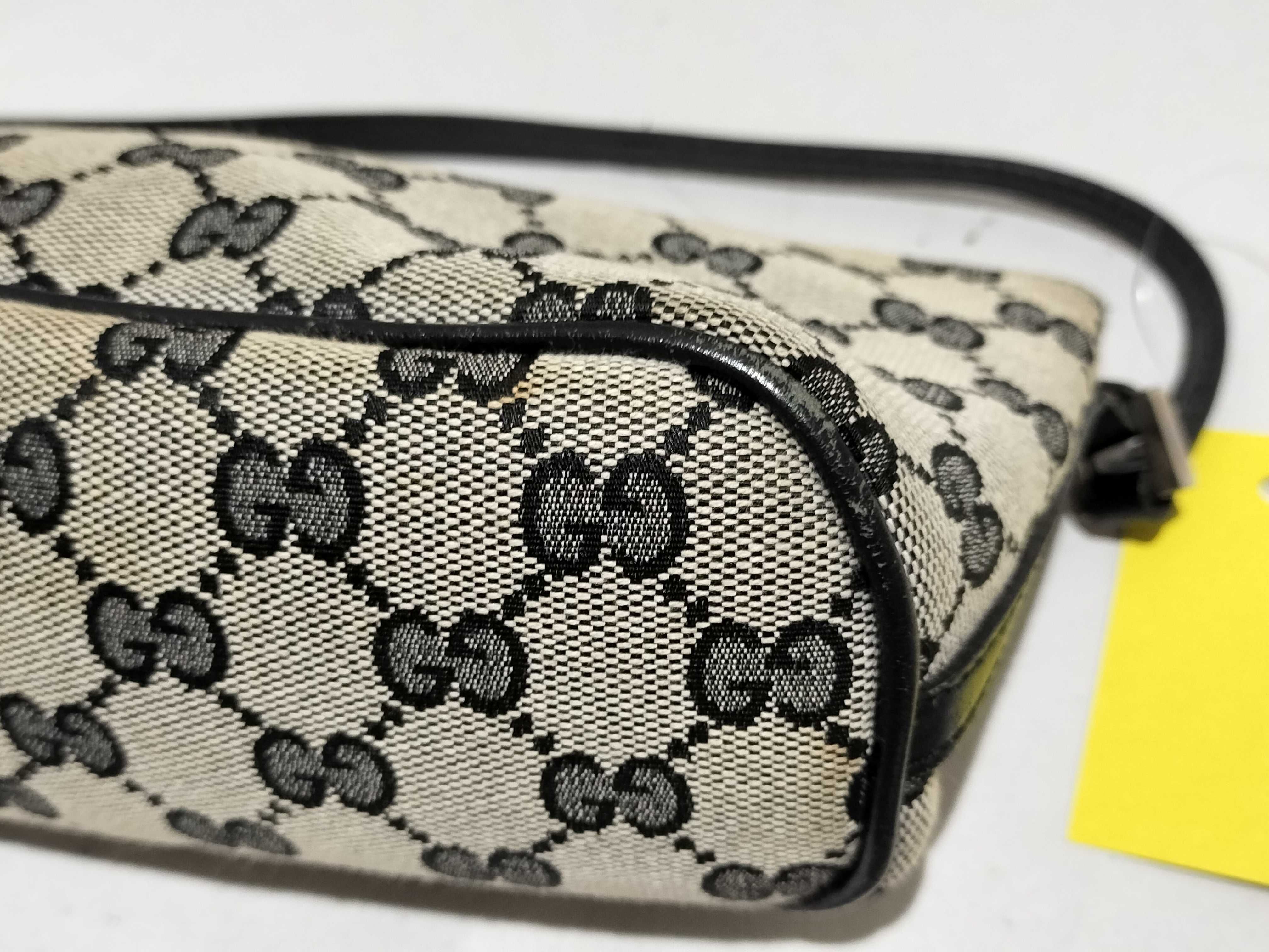 【水曜終了】(10709_0054)GUCCI GGキャンバス バナナポーチ 039・1103.135801 ハンドバッグ