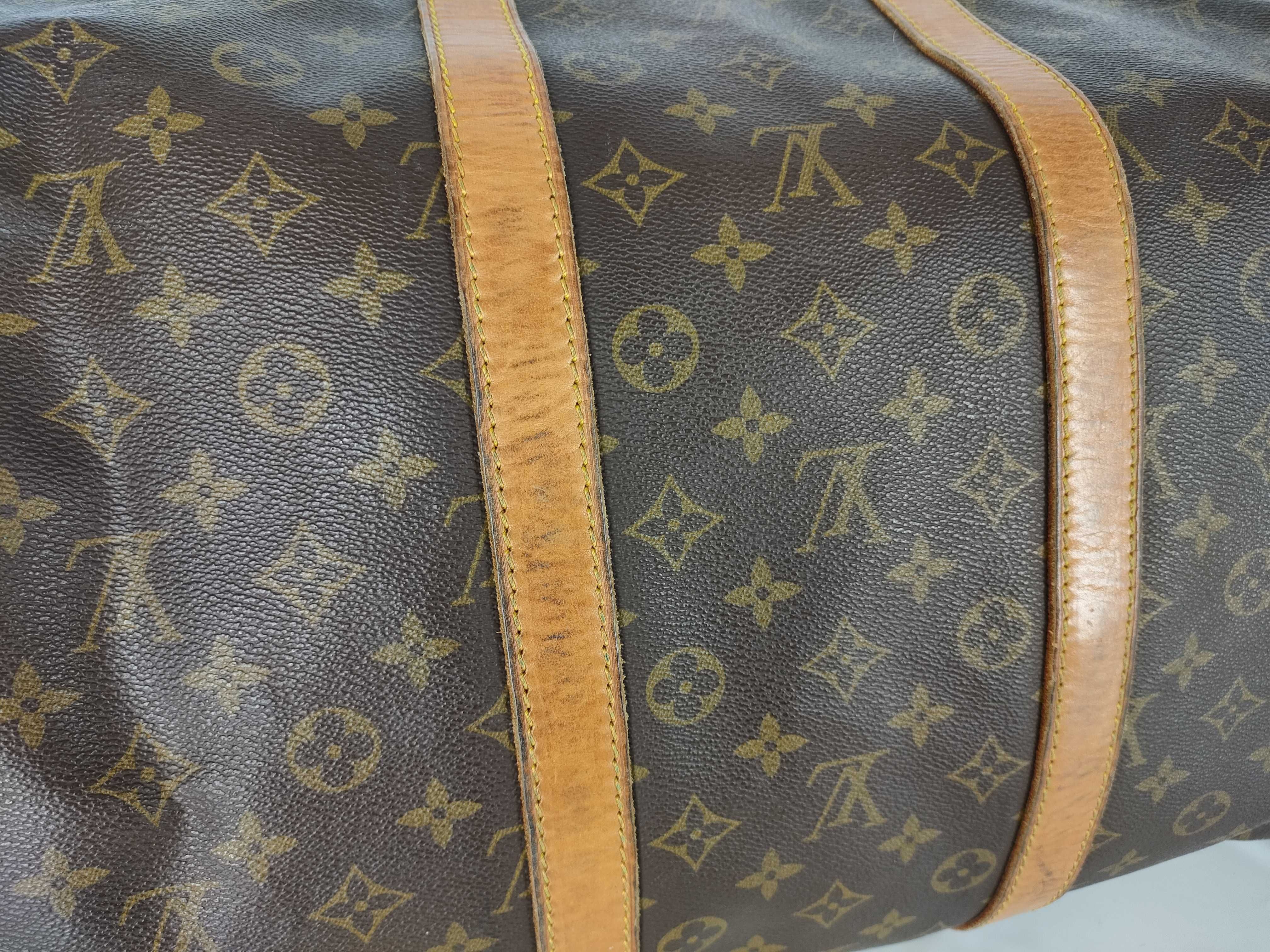 【水曜終了】(10708_0048)LOUIS VUITTON モノグラム キーポル55 バンドリエール/バンド欠損 ボストンバッグ