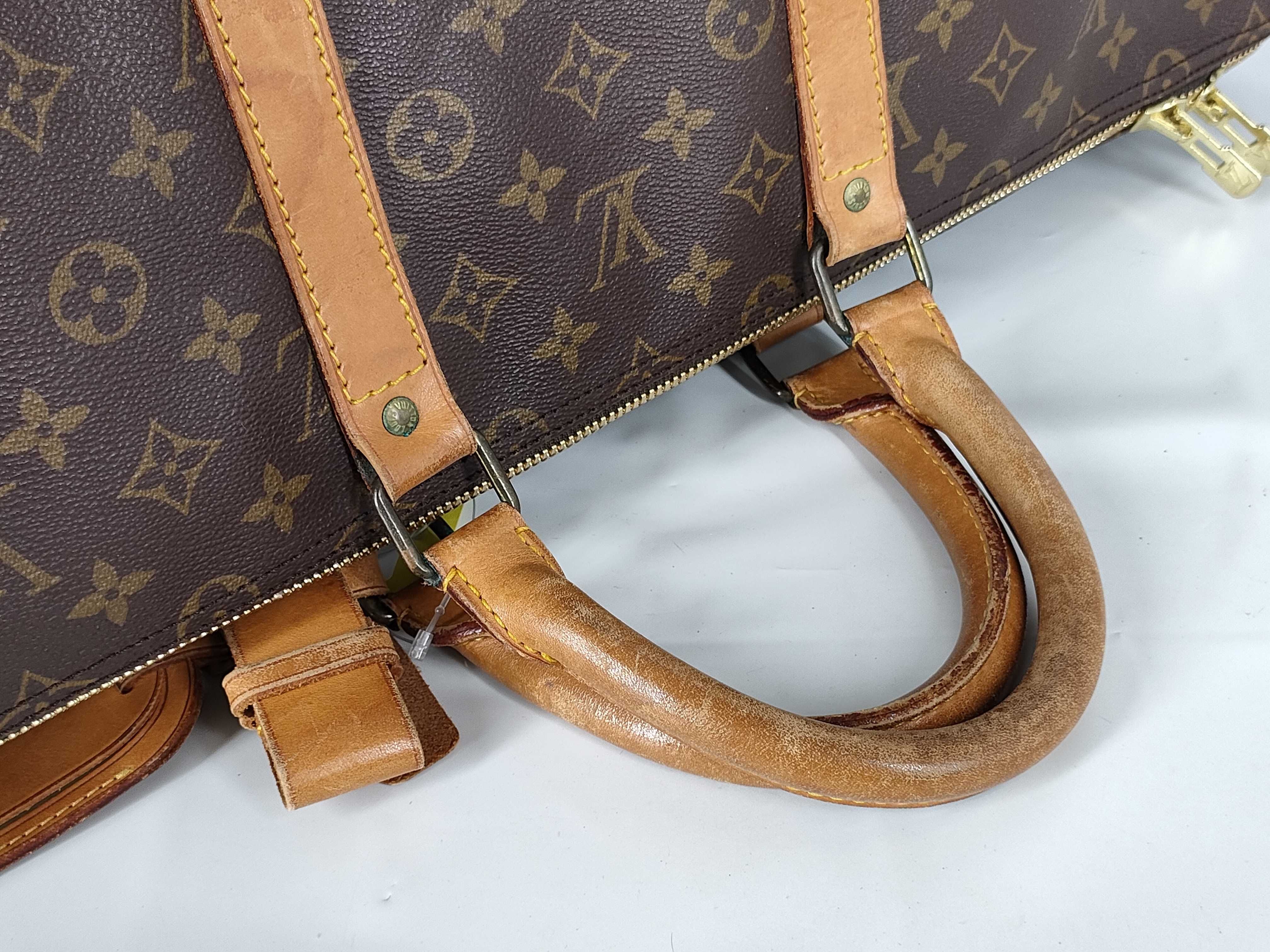【水曜終了】(10708_0048)LOUIS VUITTON モノグラム キーポル55 バンドリエール/バンド欠損 ボストンバッグ
