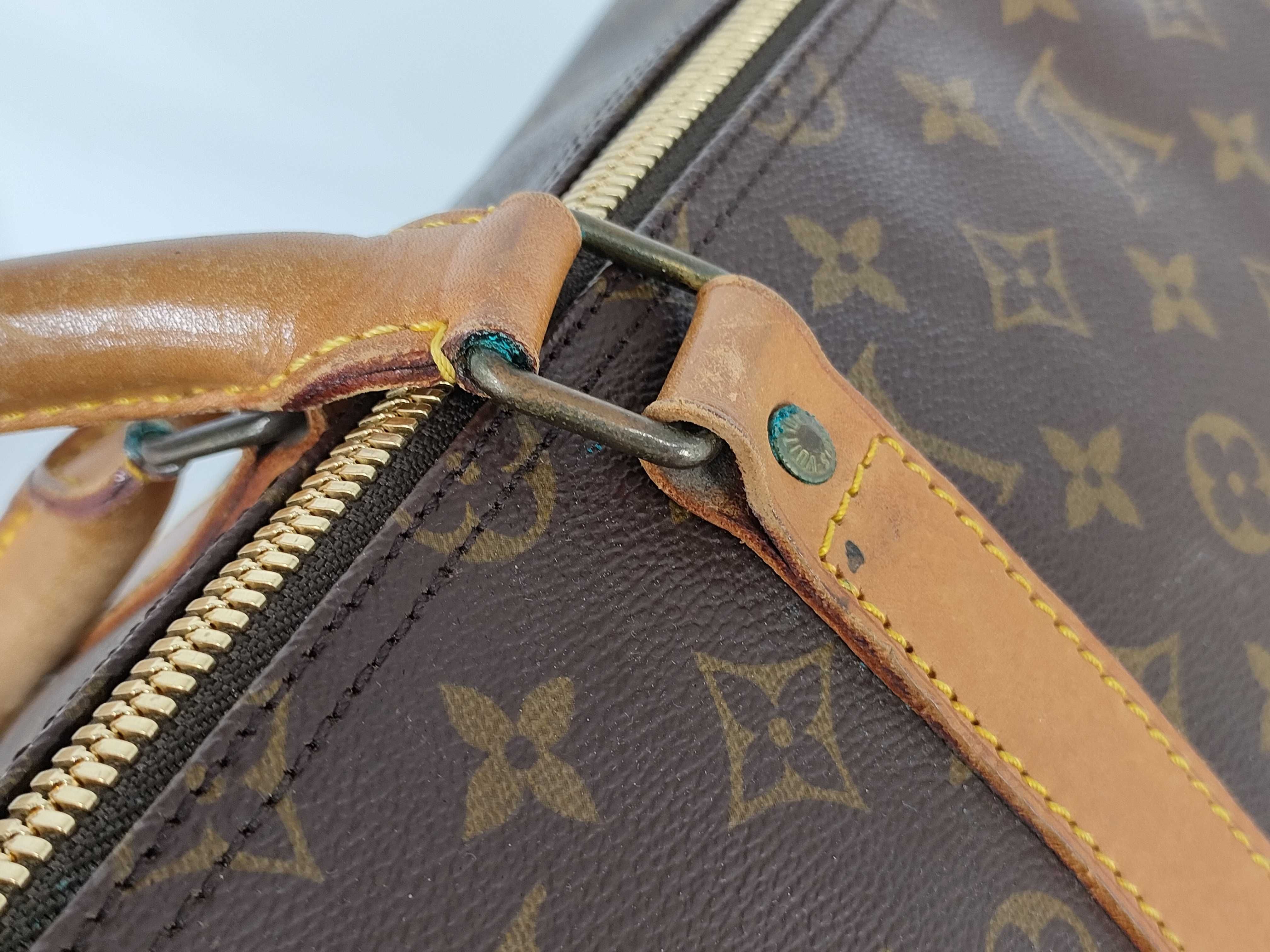 【水曜終了】(10708_0048)LOUIS VUITTON モノグラム キーポル55 バンドリエール/バンド欠損 ボストンバッグ