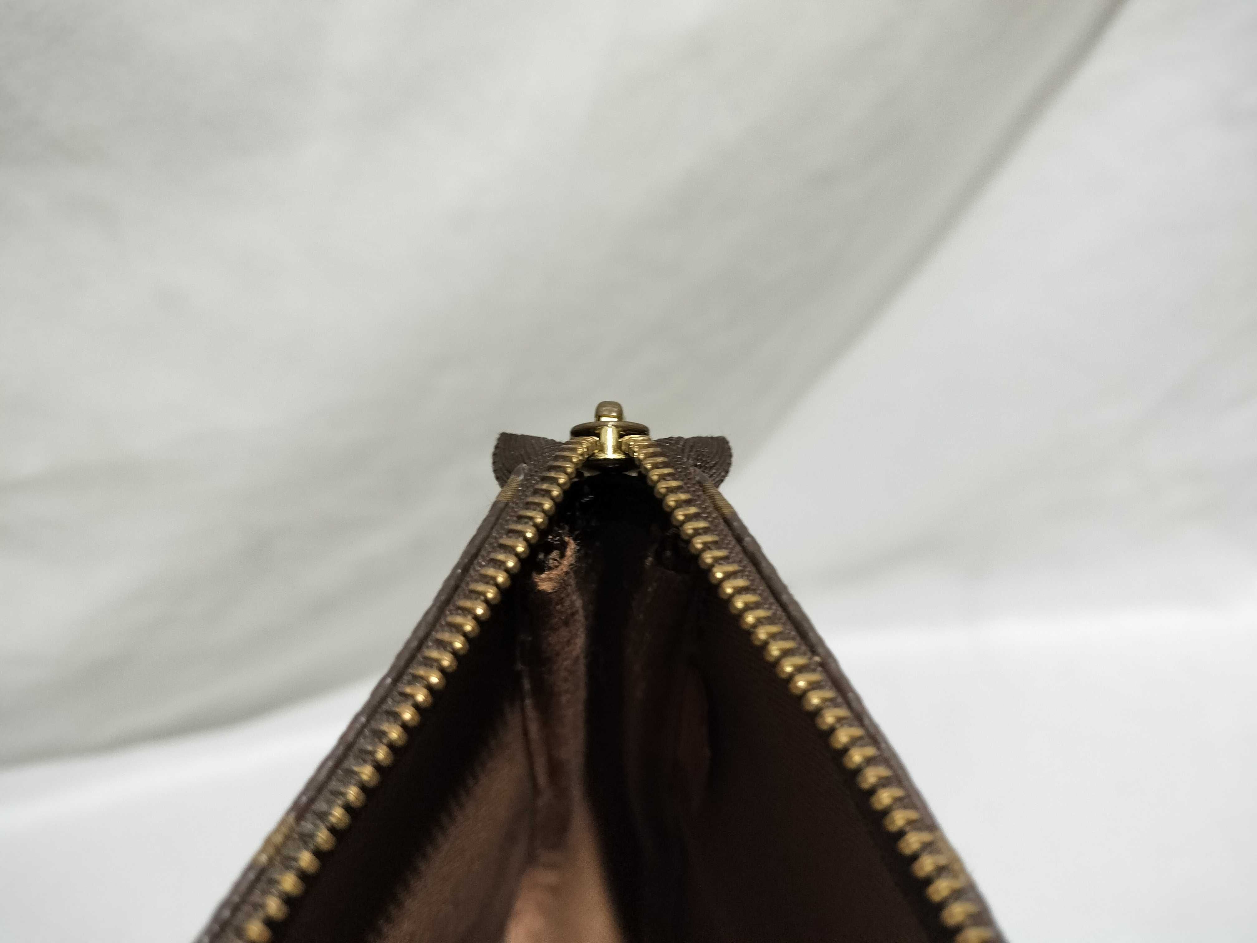 【水曜終了】(10708_0151)LOUIS VUITTON モノグラム ポシェットアクセソワール ファスナープル外れ ショルダーバッグ