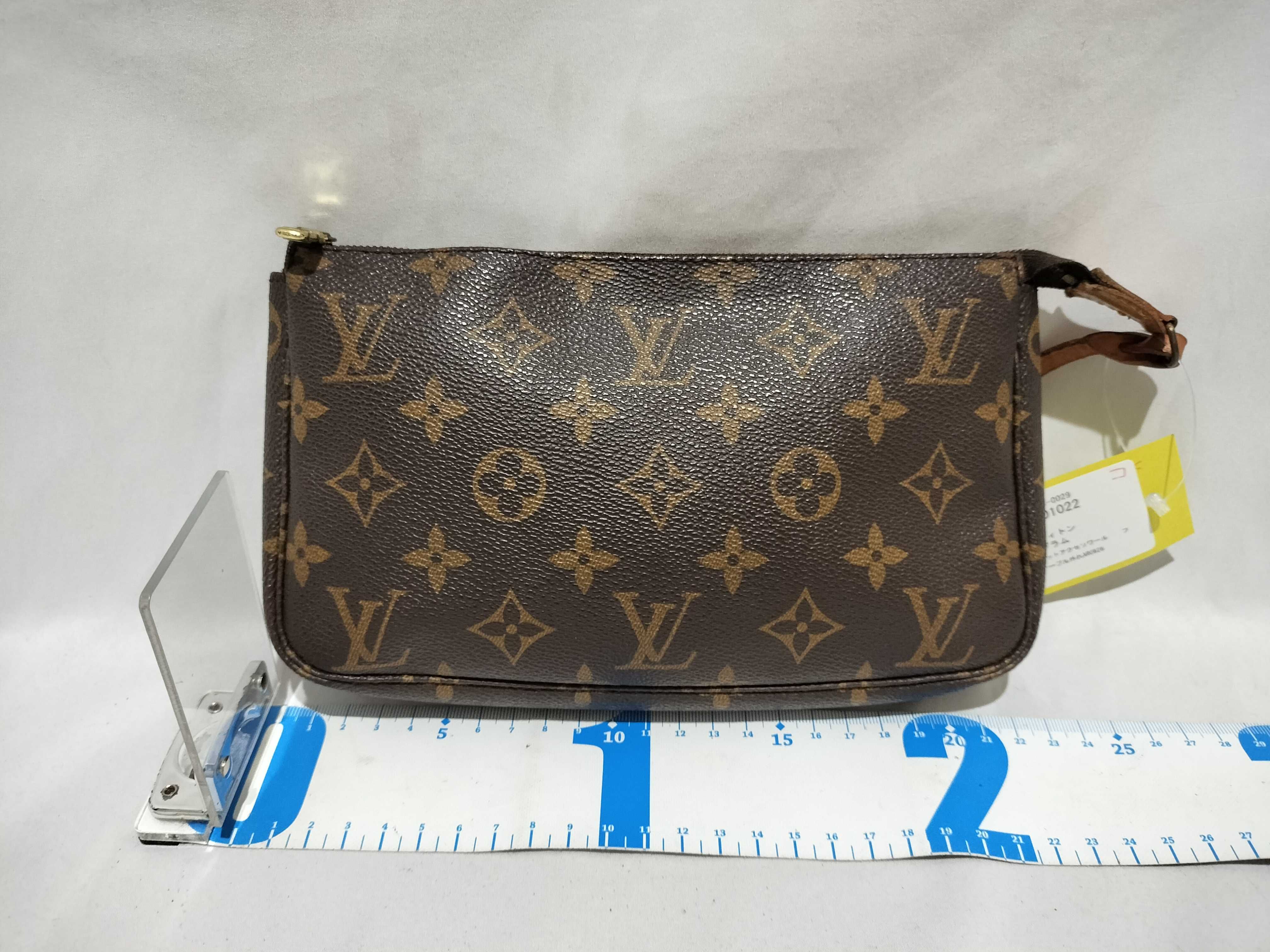 【水曜終了】(10708_0151)LOUIS VUITTON モノグラム ポシェットアクセソワール ファスナープル外れ ショルダーバッグ