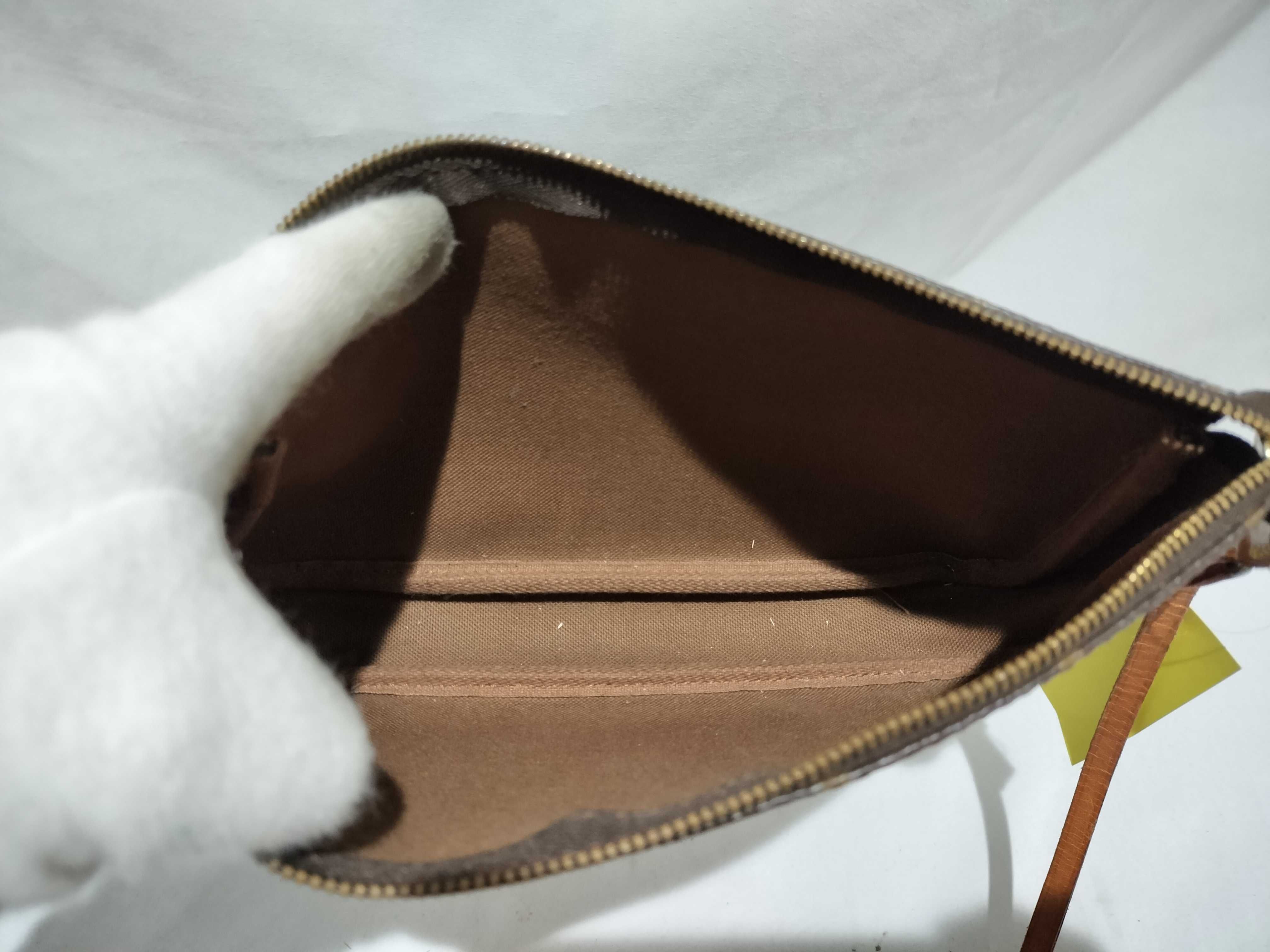 【水曜終了】(10708_0151)LOUIS VUITTON モノグラム ポシェットアクセソワール ファスナープル外れ ショルダーバッグ