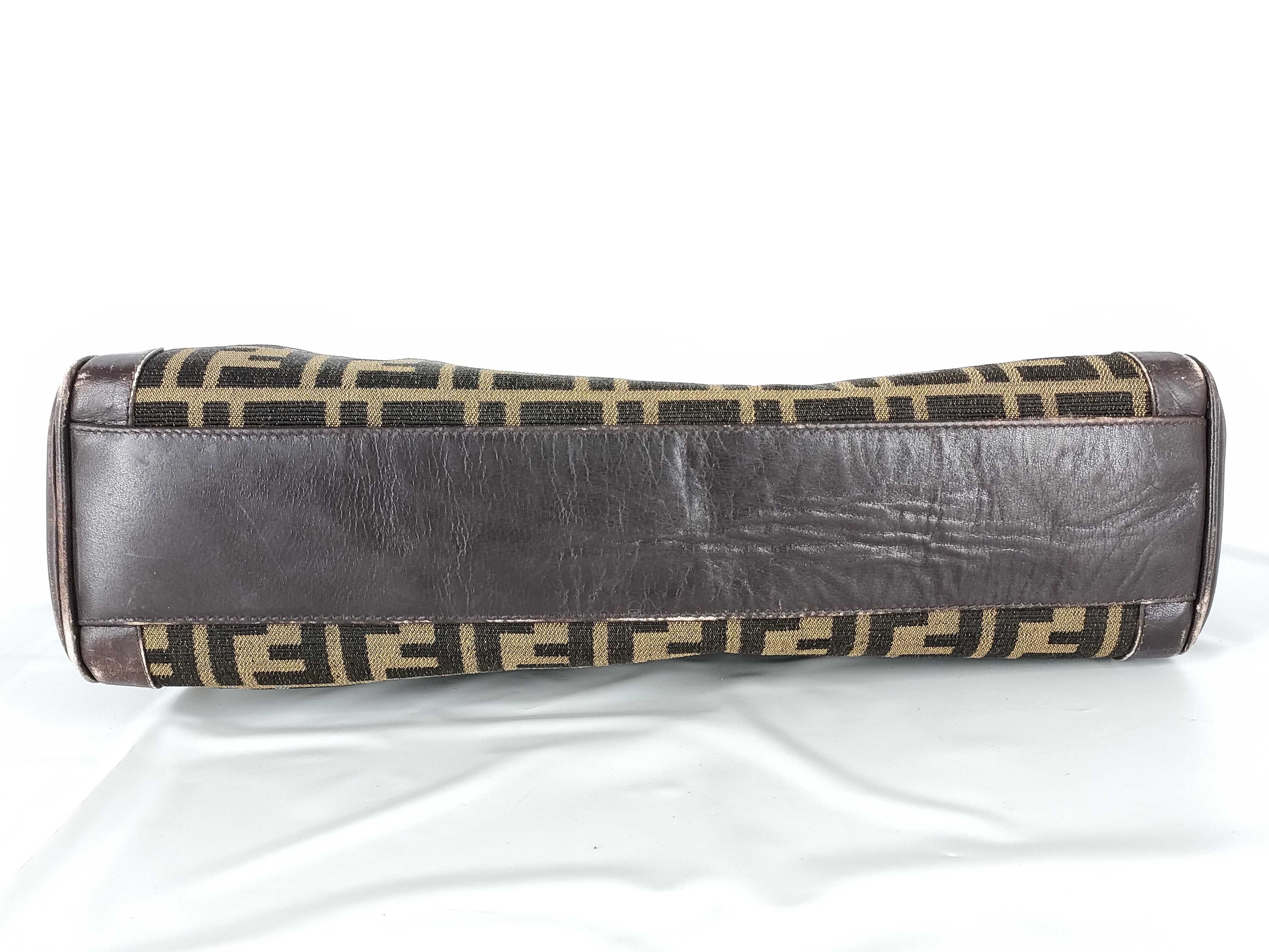 【水曜終了】(10709_0137)FENDI ズッカ柄 トート トートバッグ