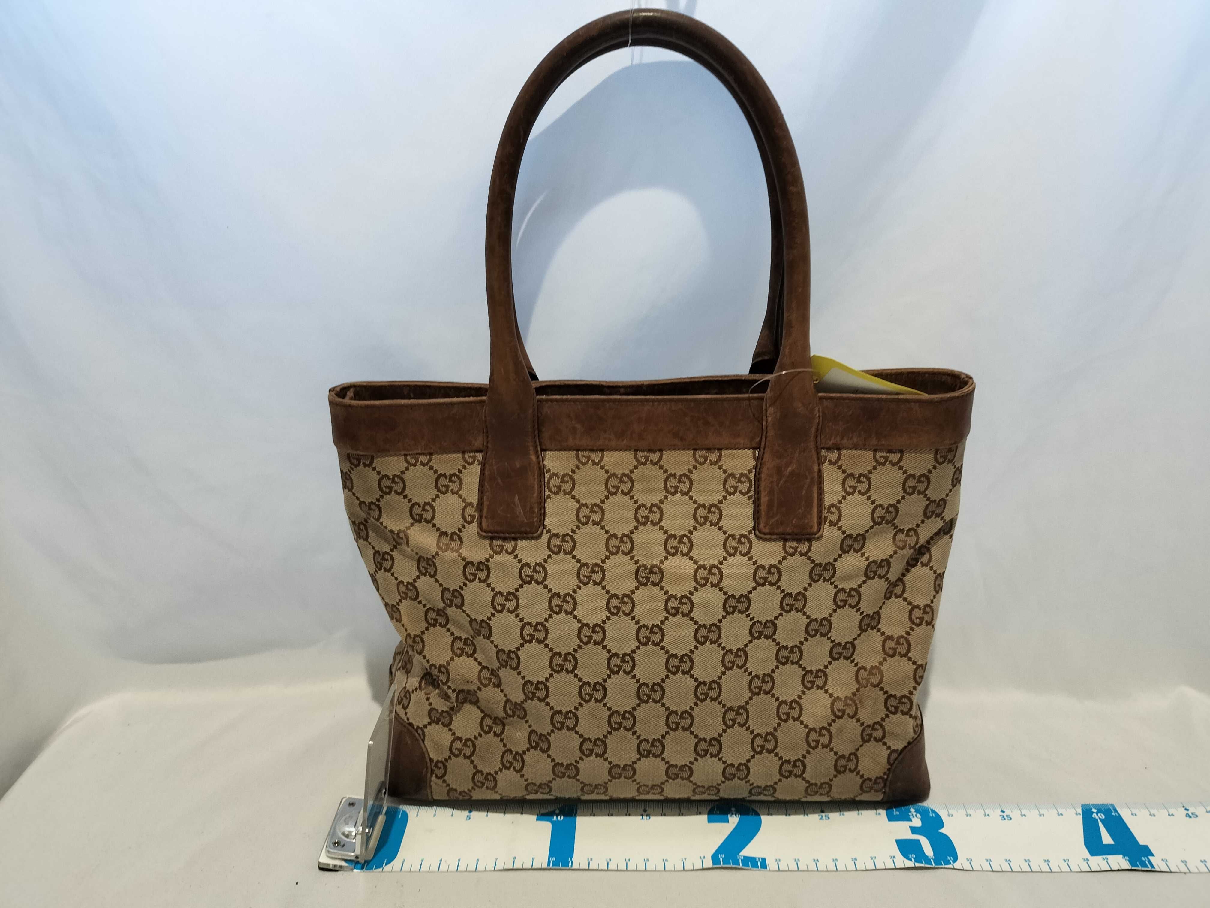 【水曜終了】(10709_0055)GUCCI GGキャンバス 33890 ハンド ハンドバッグ