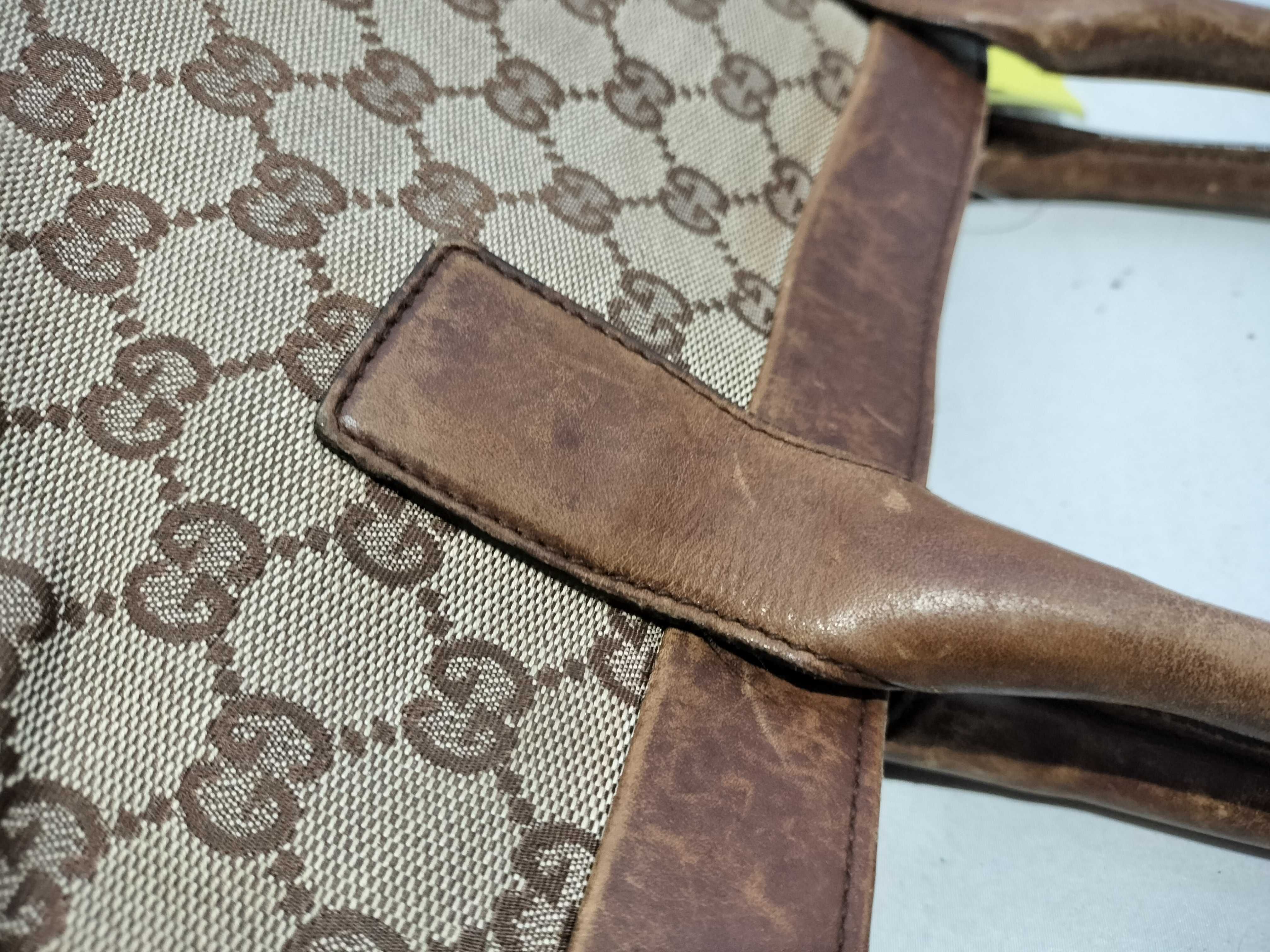 【水曜終了】(10709_0055)GUCCI GGキャンバス 33890 ハンド ハンドバッグ