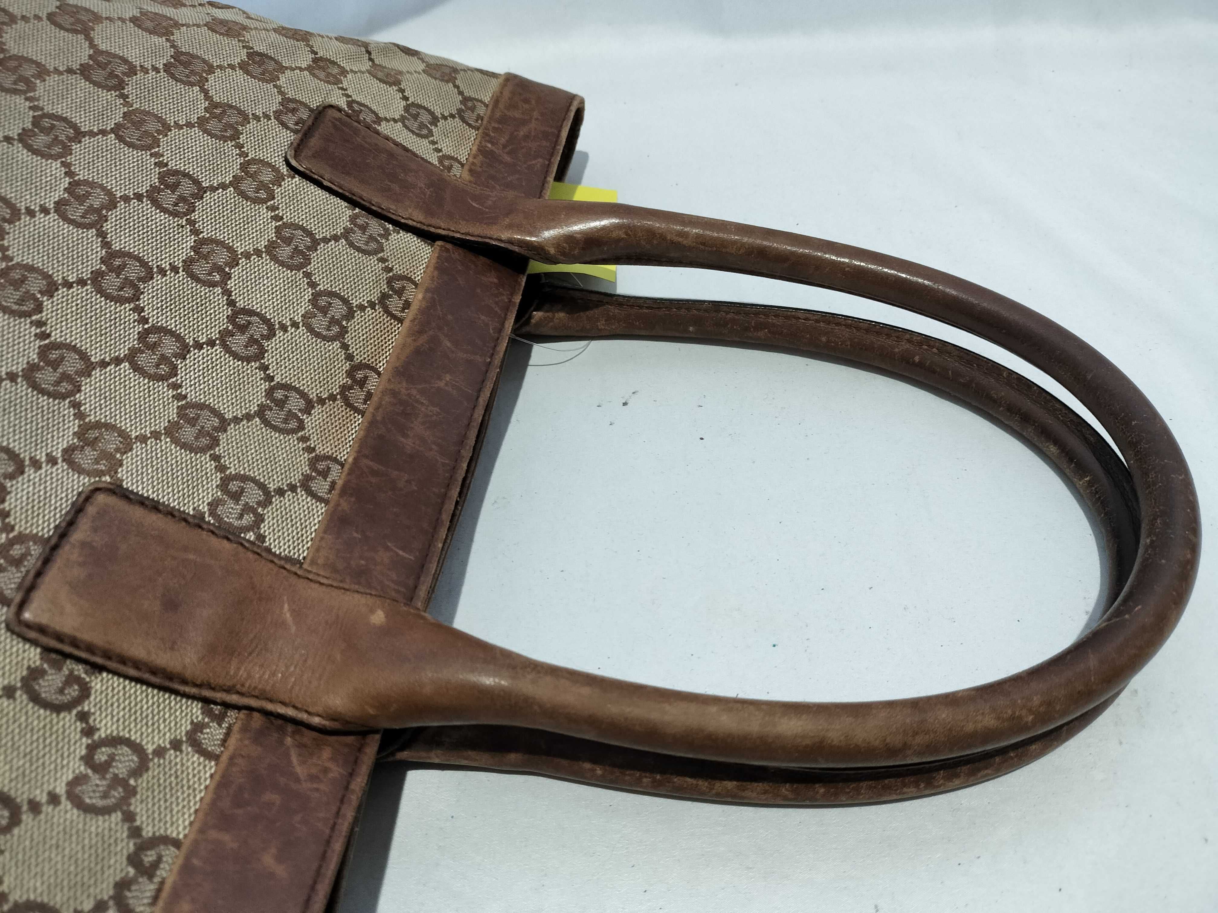 【水曜終了】(10709_0055)GUCCI GGキャンバス 33890 ハンド ハンドバッグ