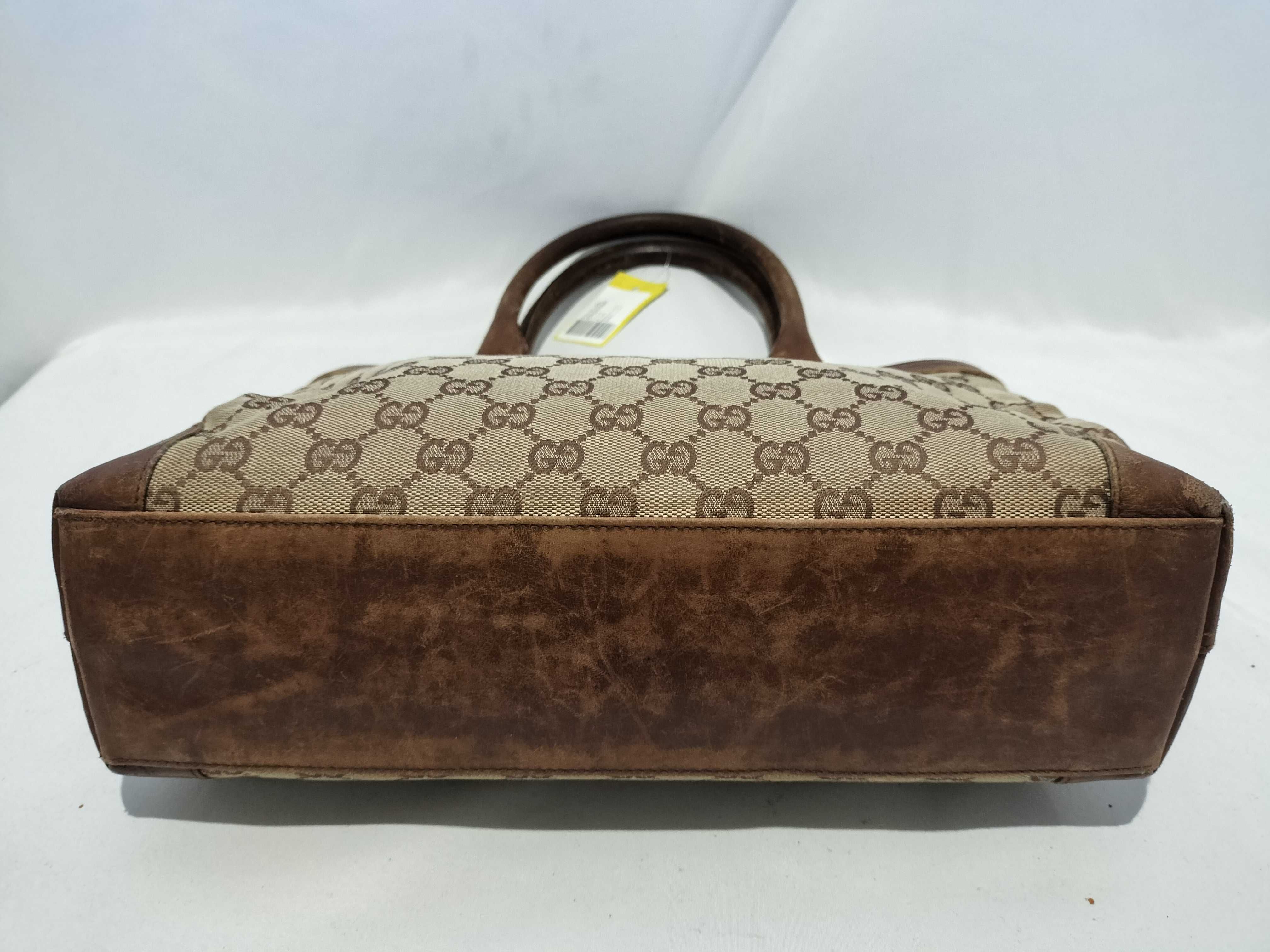 【水曜終了】(10709_0055)GUCCI GGキャンバス 33890 ハンド ハンドバッグ