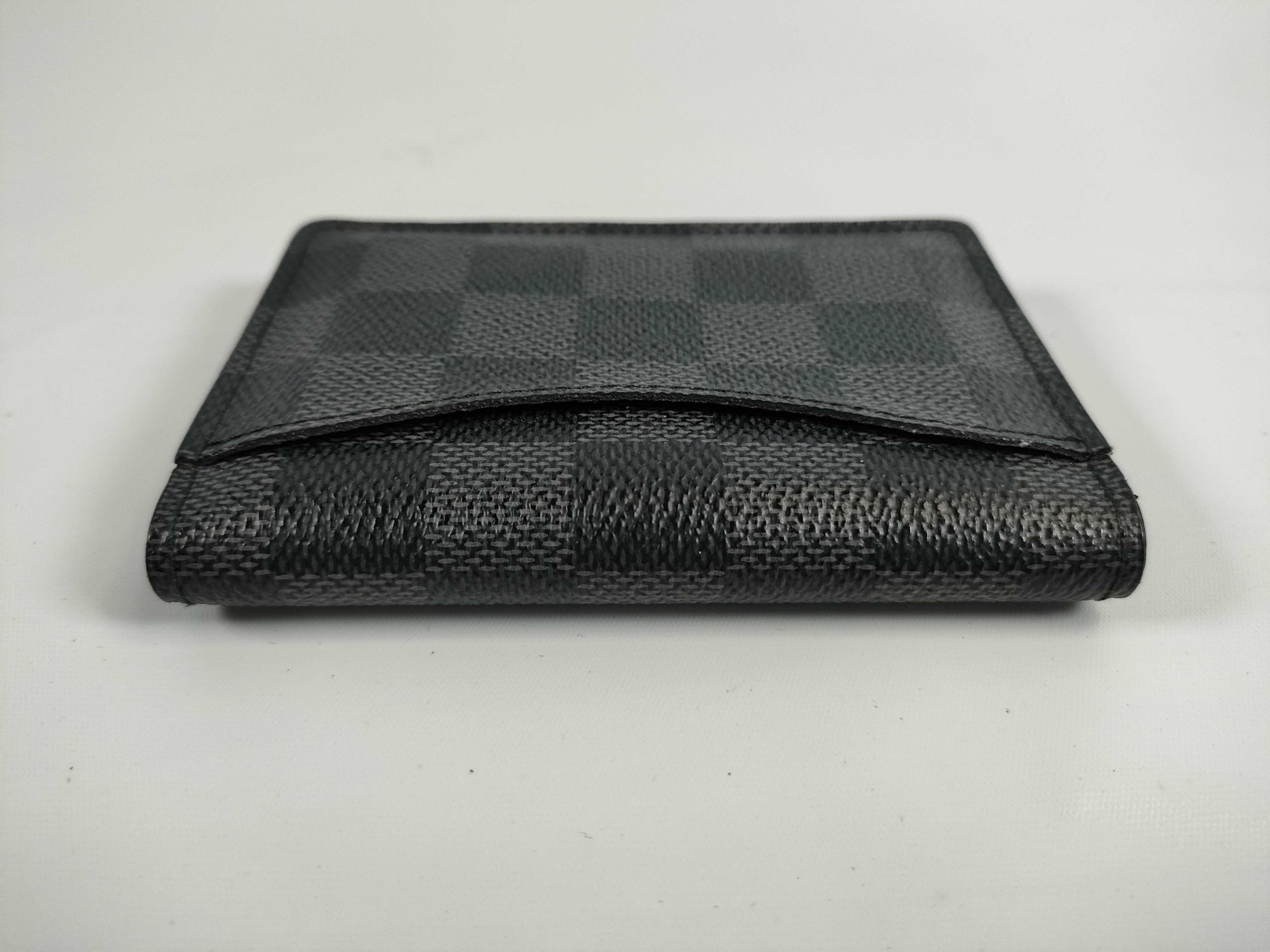 【水曜終了】(10708_0121)LOUIS VUITTON ダミエ グラフィット ポシェットクレ カードケース・パスケース・名刺入れ