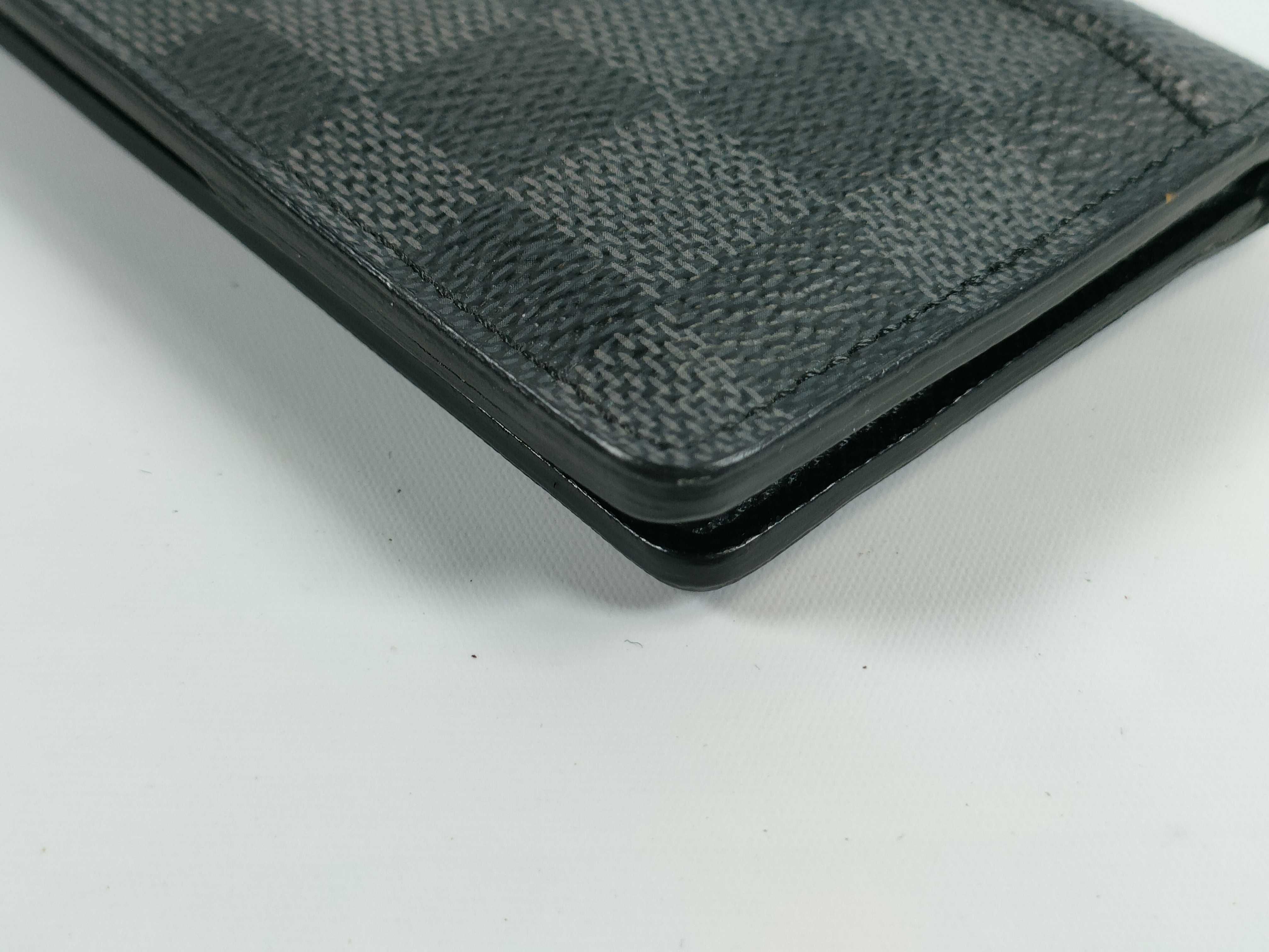 【水曜終了】(10708_0121)LOUIS VUITTON ダミエ グラフィット ポシェットクレ カードケース・パスケース・名刺入れ