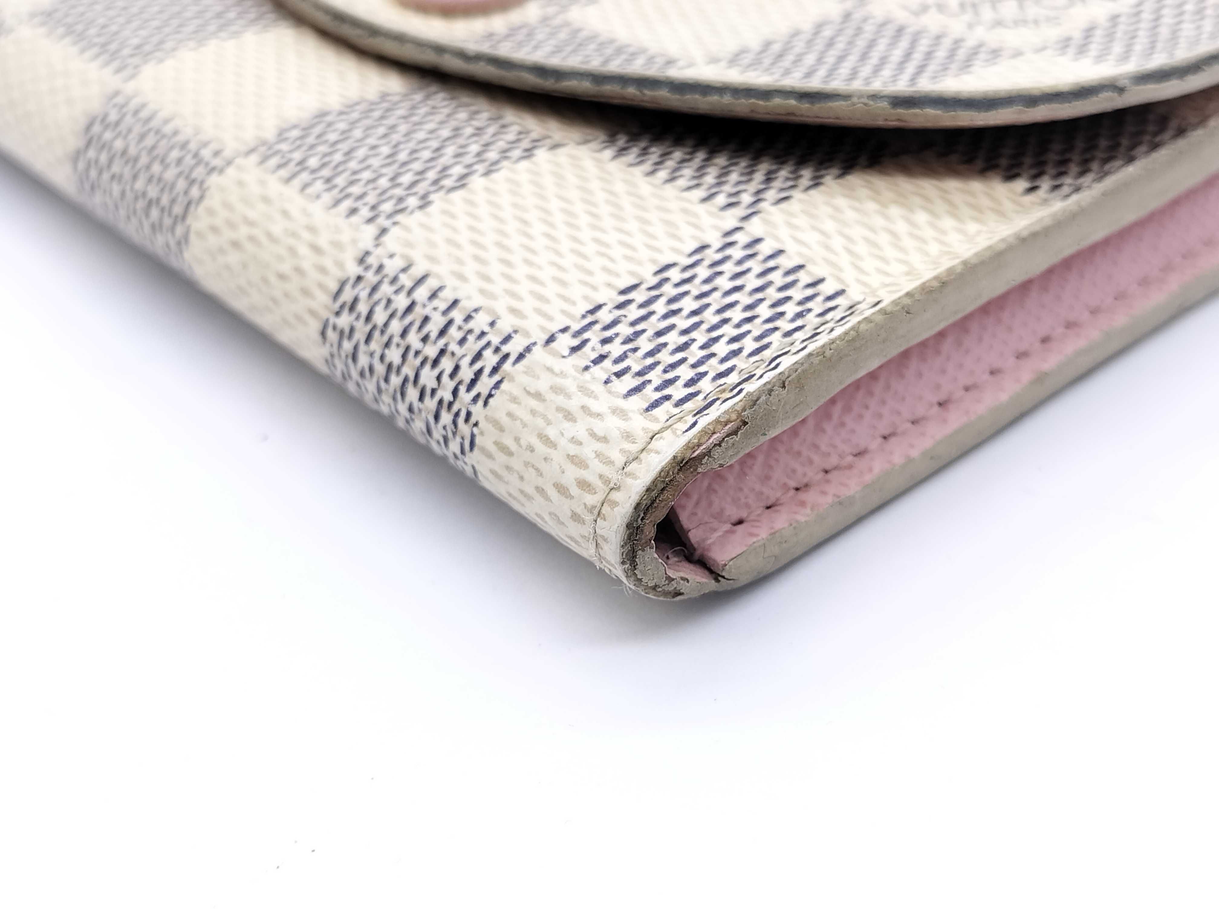 【水曜終了】(10708_0122)LOUIS VUITTON ダミエ アズール ポルトモネ ロザリ コインケース コインケース