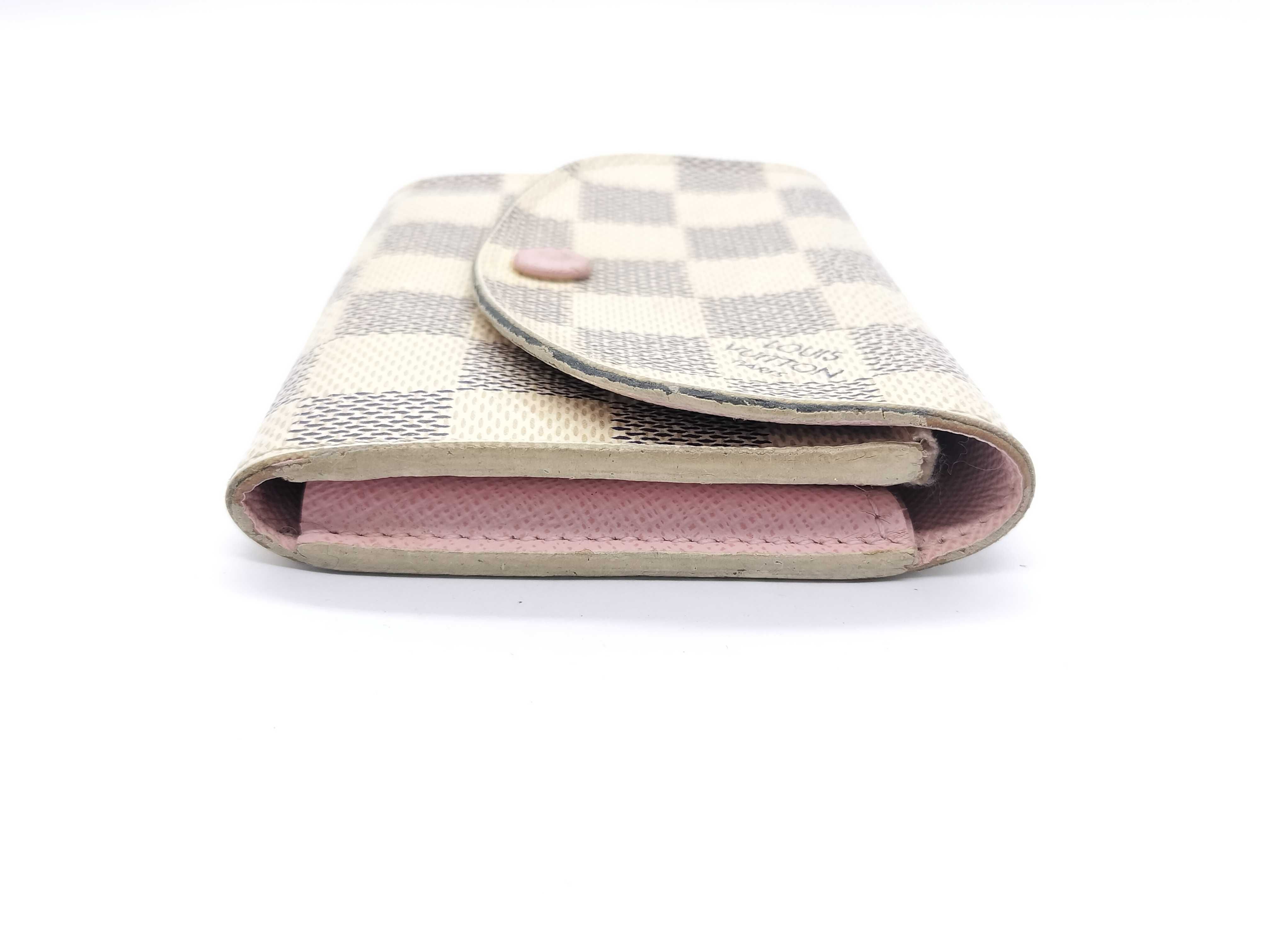 【水曜終了】(10708_0122)LOUIS VUITTON ダミエ アズール ポルトモネ ロザリ コインケース コインケース