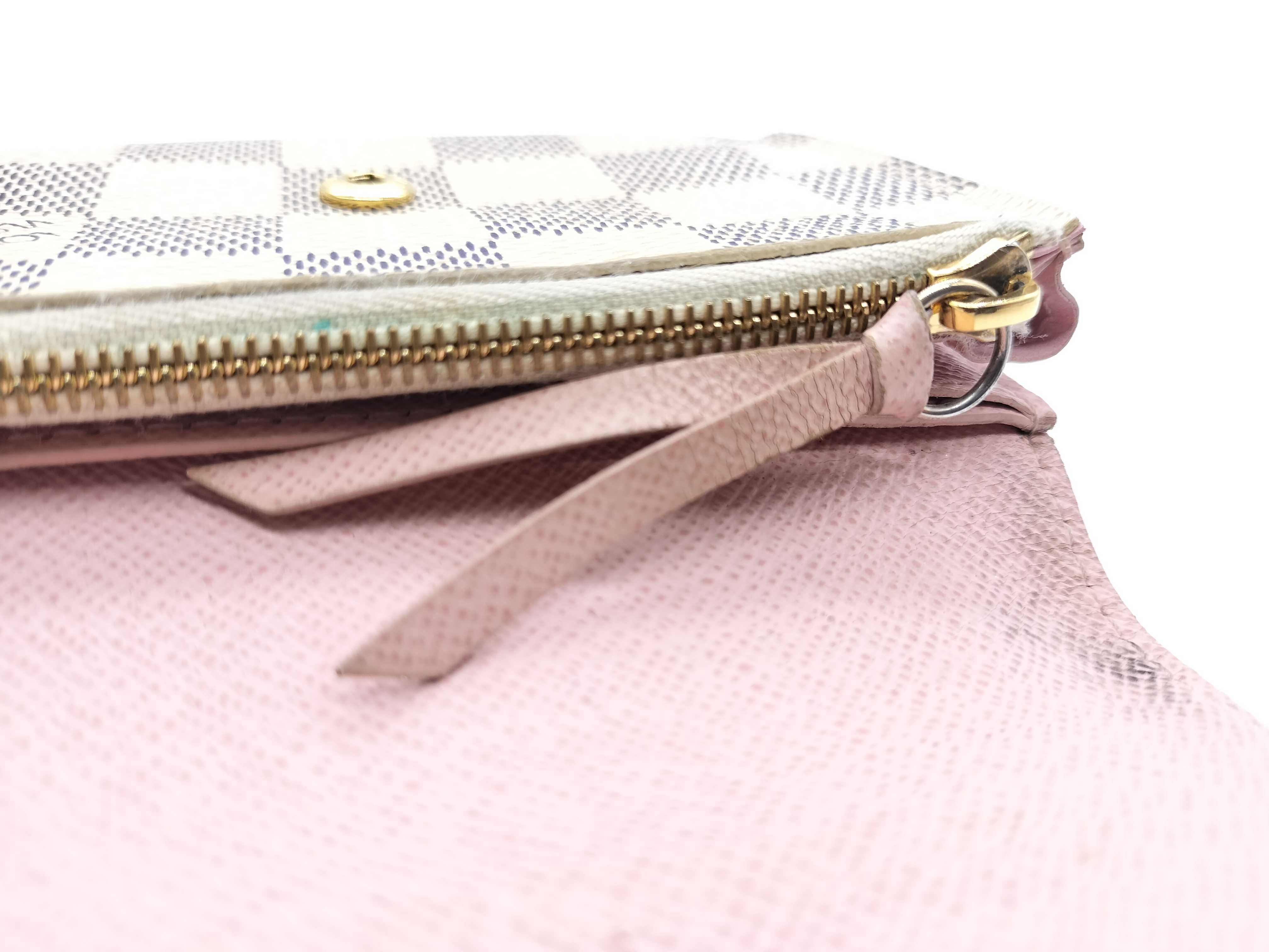 【水曜終了】(10708_0122)LOUIS VUITTON ダミエ アズール ポルトモネ ロザリ コインケース コインケース