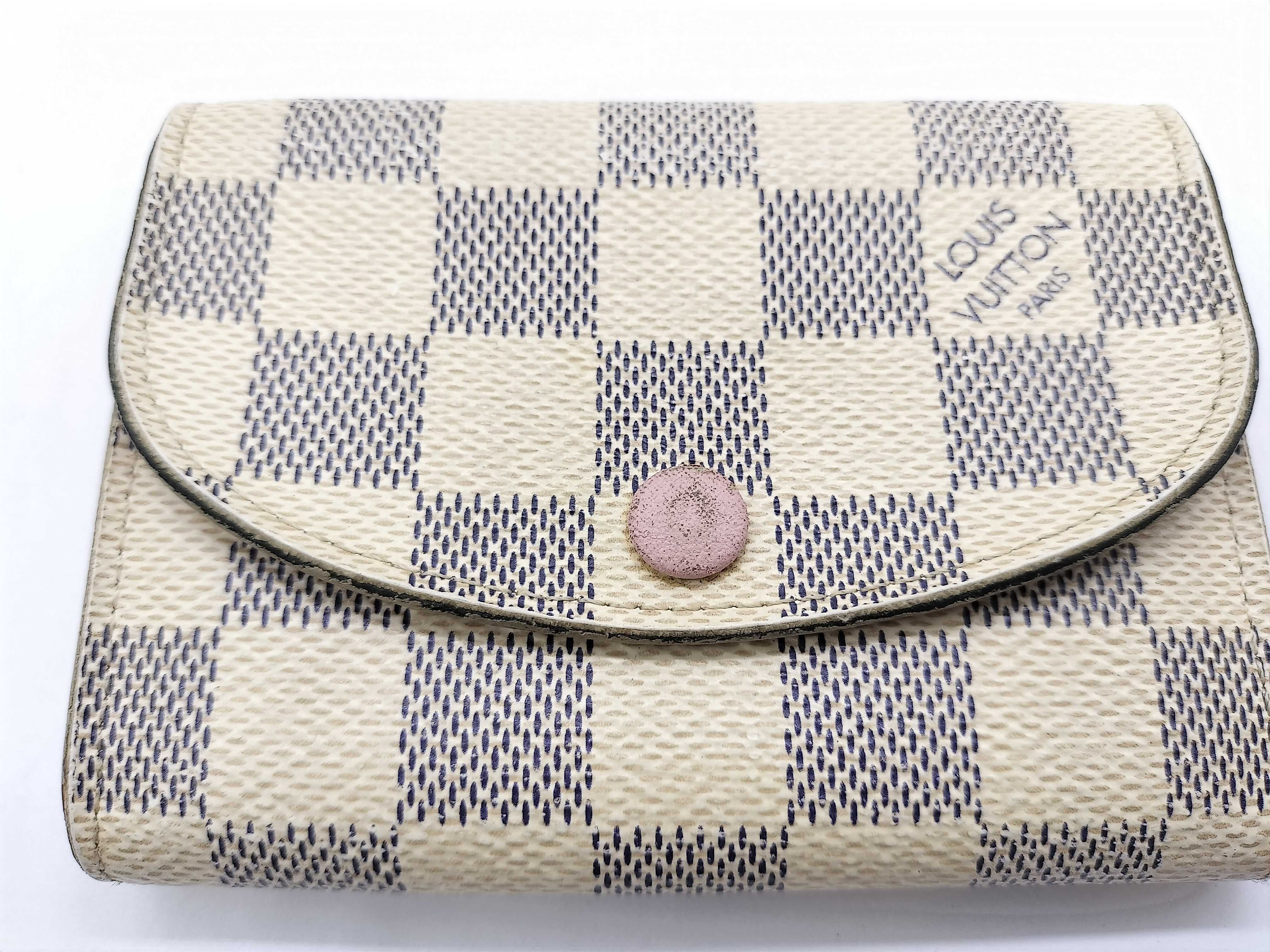 【水曜終了】(10708_0122)LOUIS VUITTON ダミエ アズール ポルトモネ ロザリ コインケース コインケース