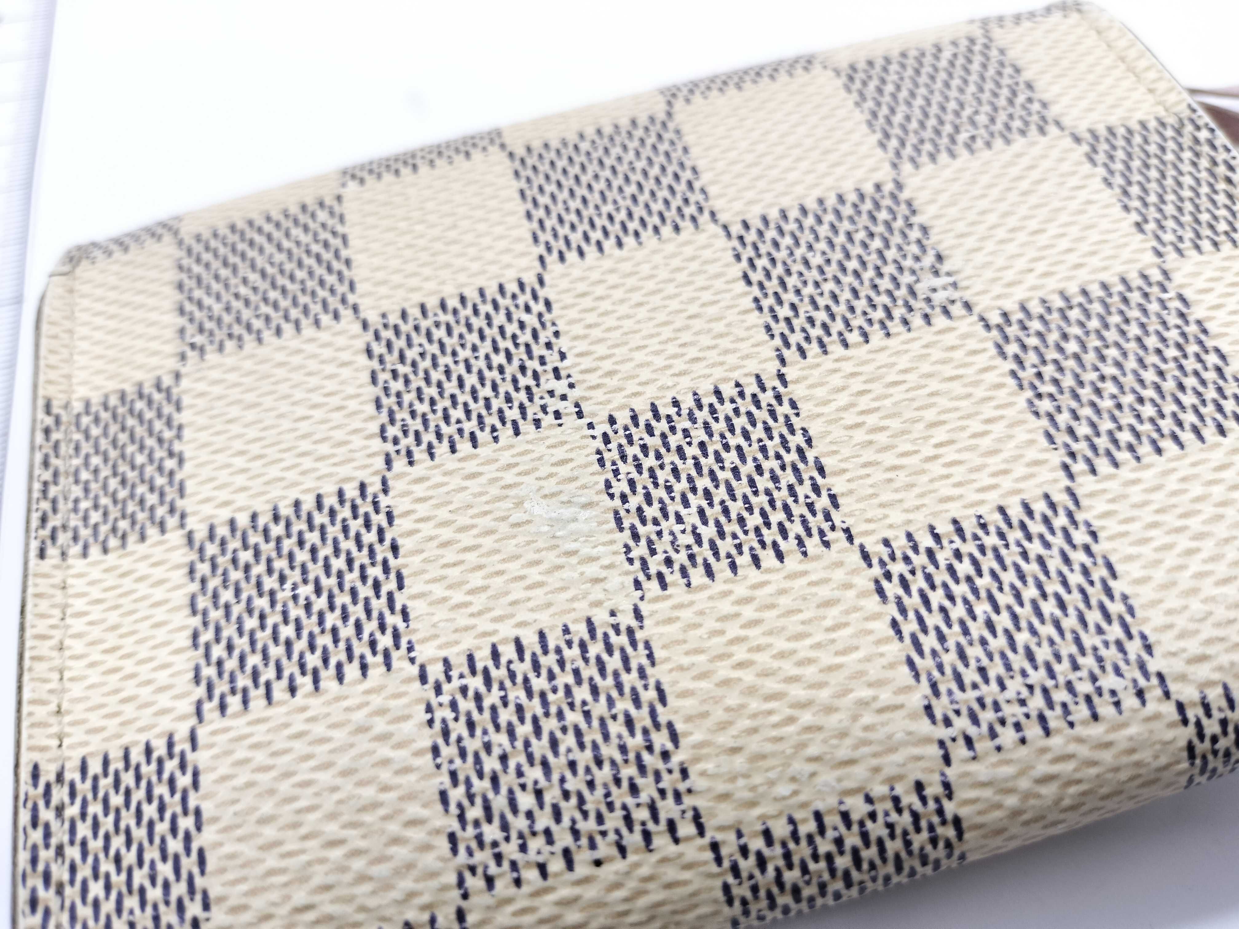 【水曜終了】(10708_0122)LOUIS VUITTON ダミエ アズール ポルトモネ ロザリ コインケース コインケース