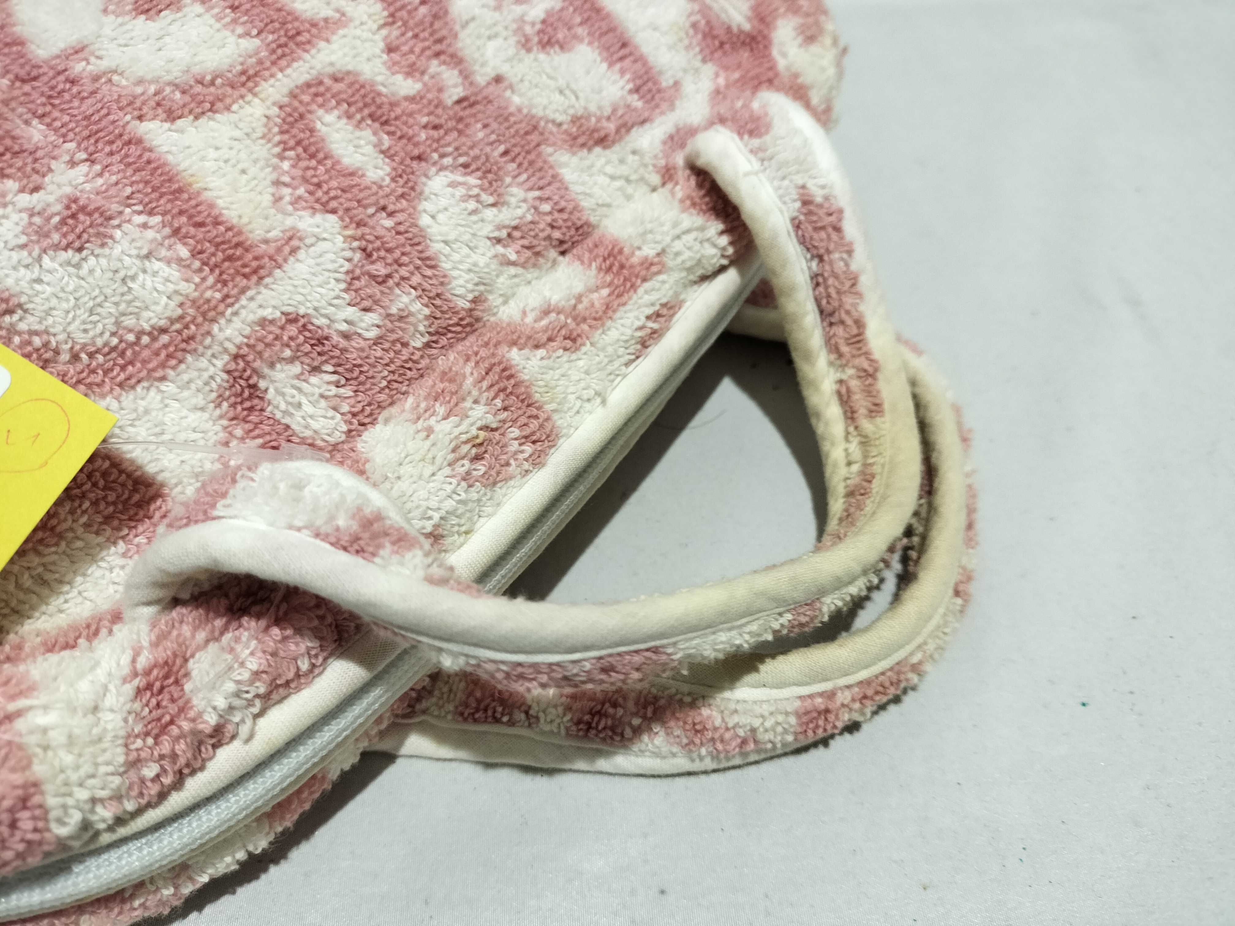 【水曜終了】(10699_0280)Dior トロッター タオル地 バッグ ハンドバッグ