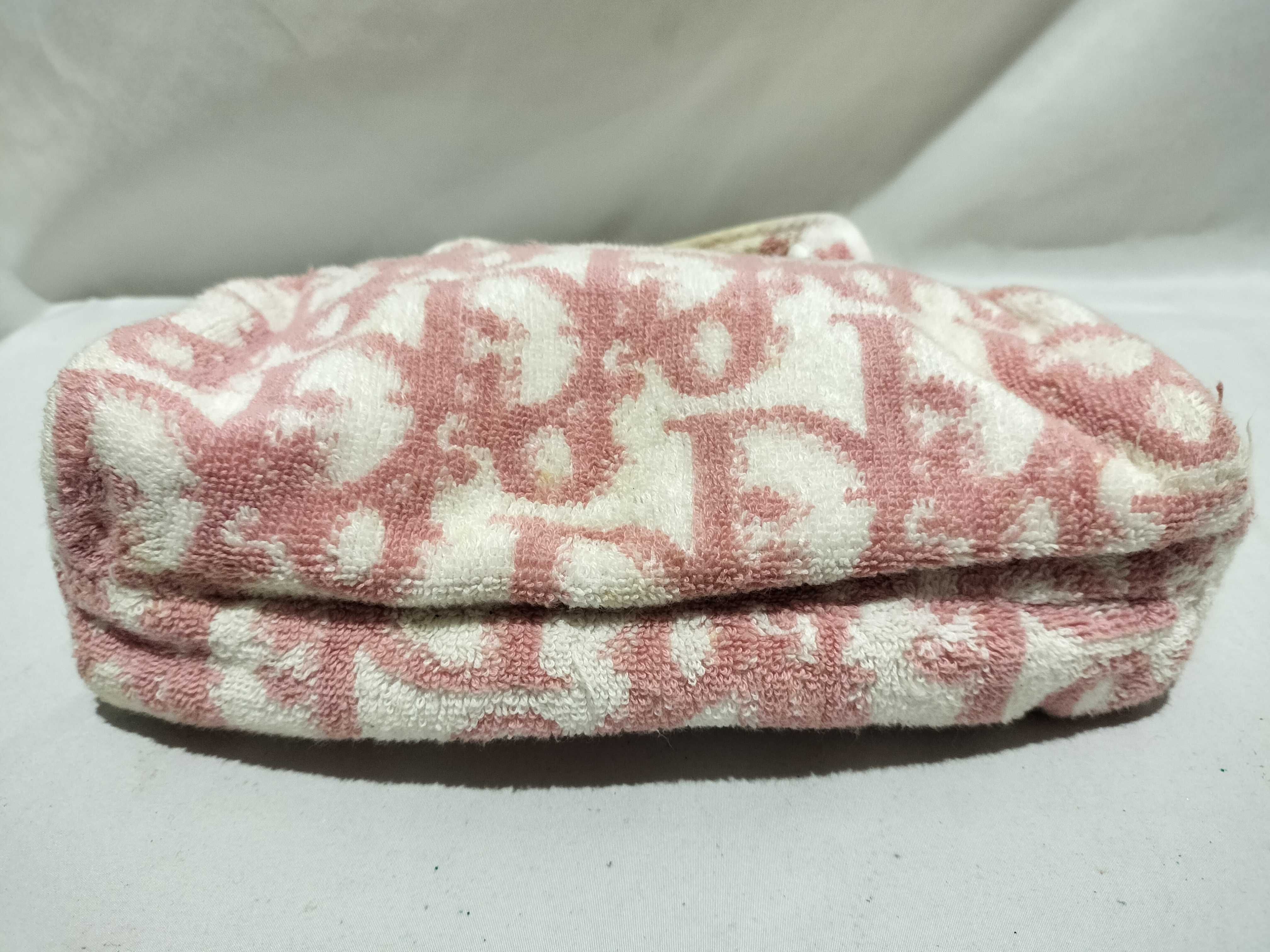 【水曜終了】(10699_0280)Dior トロッター タオル地 バッグ ハンドバッグ