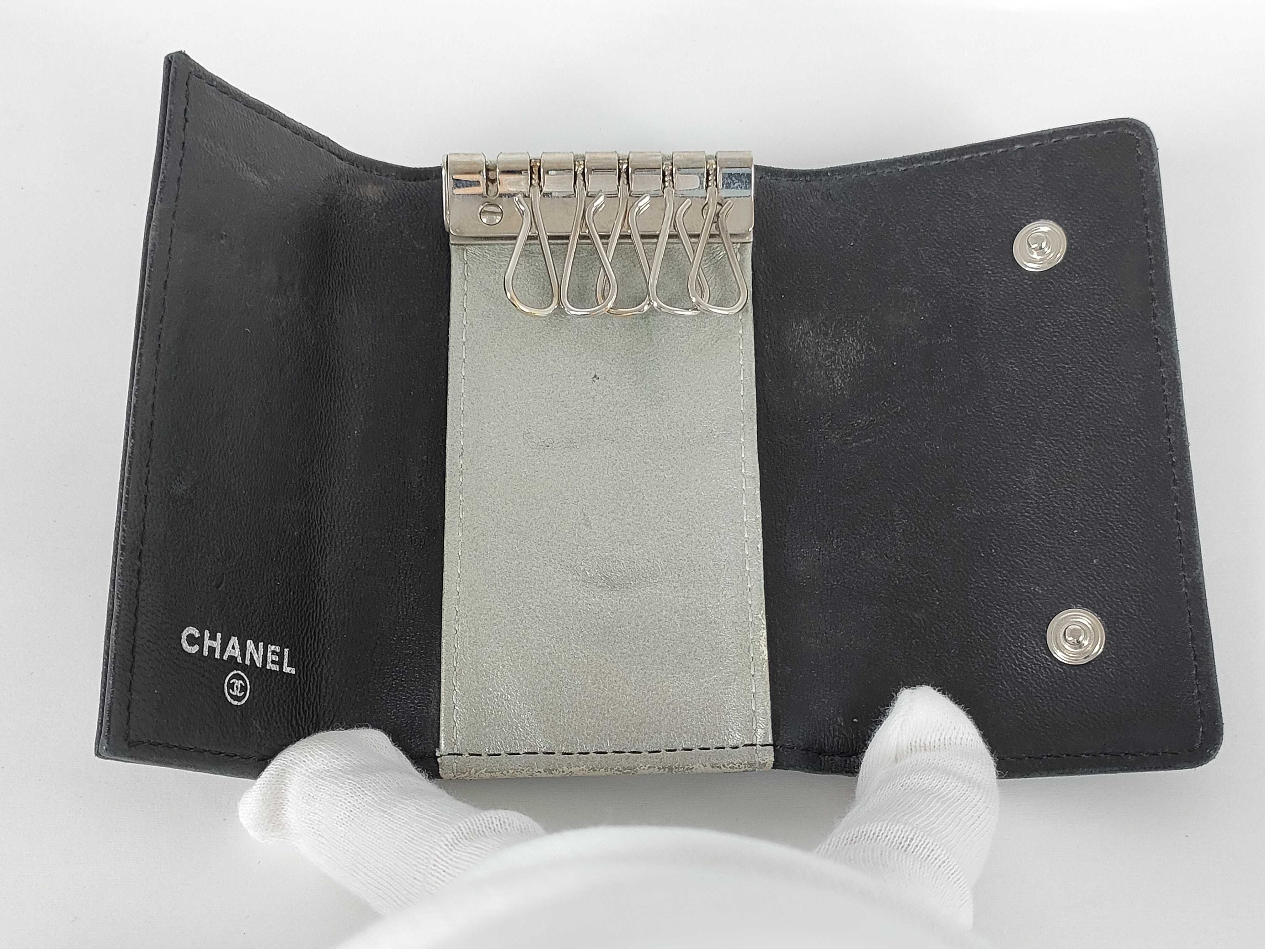 【水曜終了】(10707_0035)CHANEL キーケース 破損有 キーケース・キーホルダー