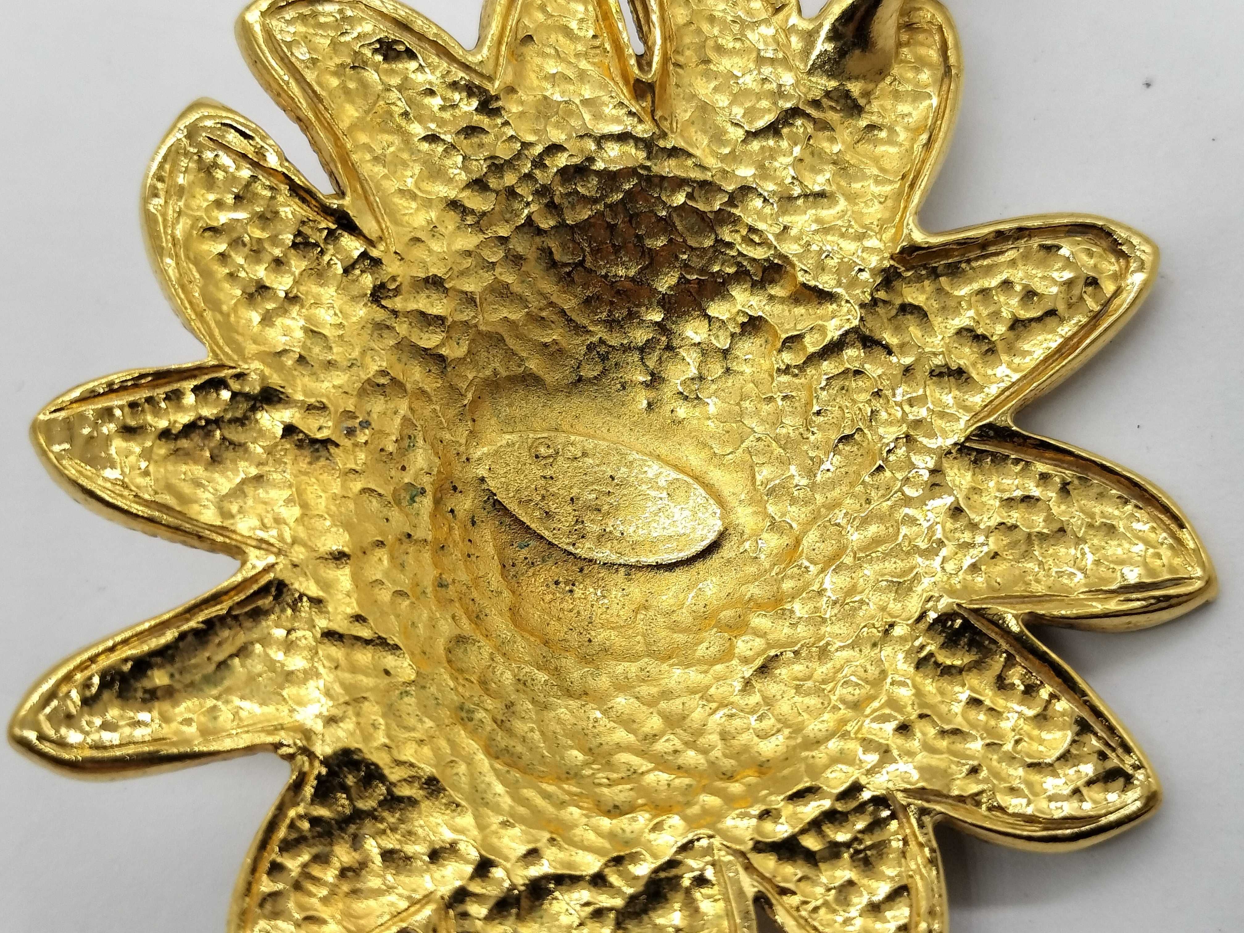 【水曜終了】(10707_0009)CHANEL ライオンモチーフ ゴールドネックレス ネックレス