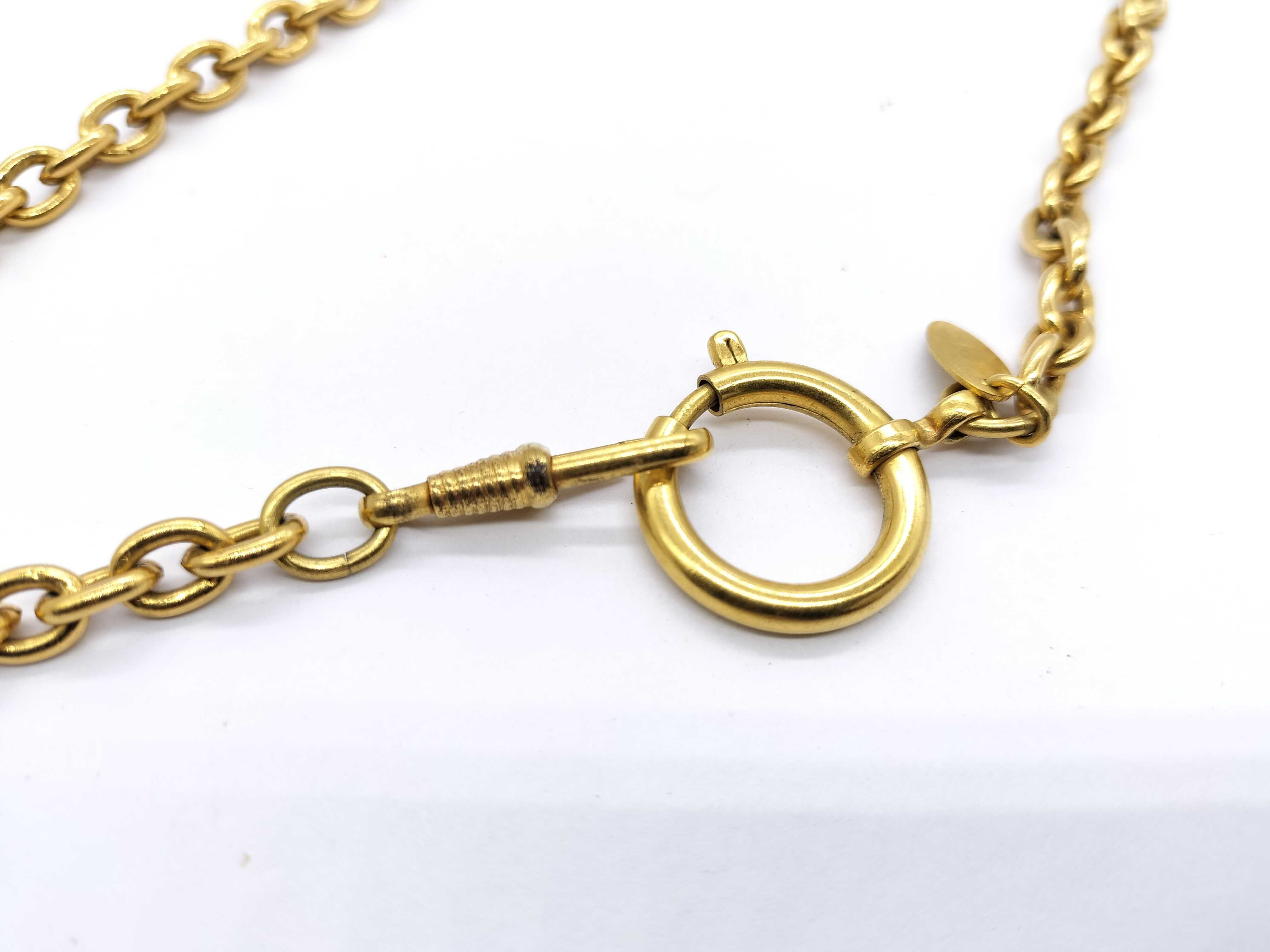 【水曜終了】(10707_0009)CHANEL ライオンモチーフ ゴールドネックレス ネックレス