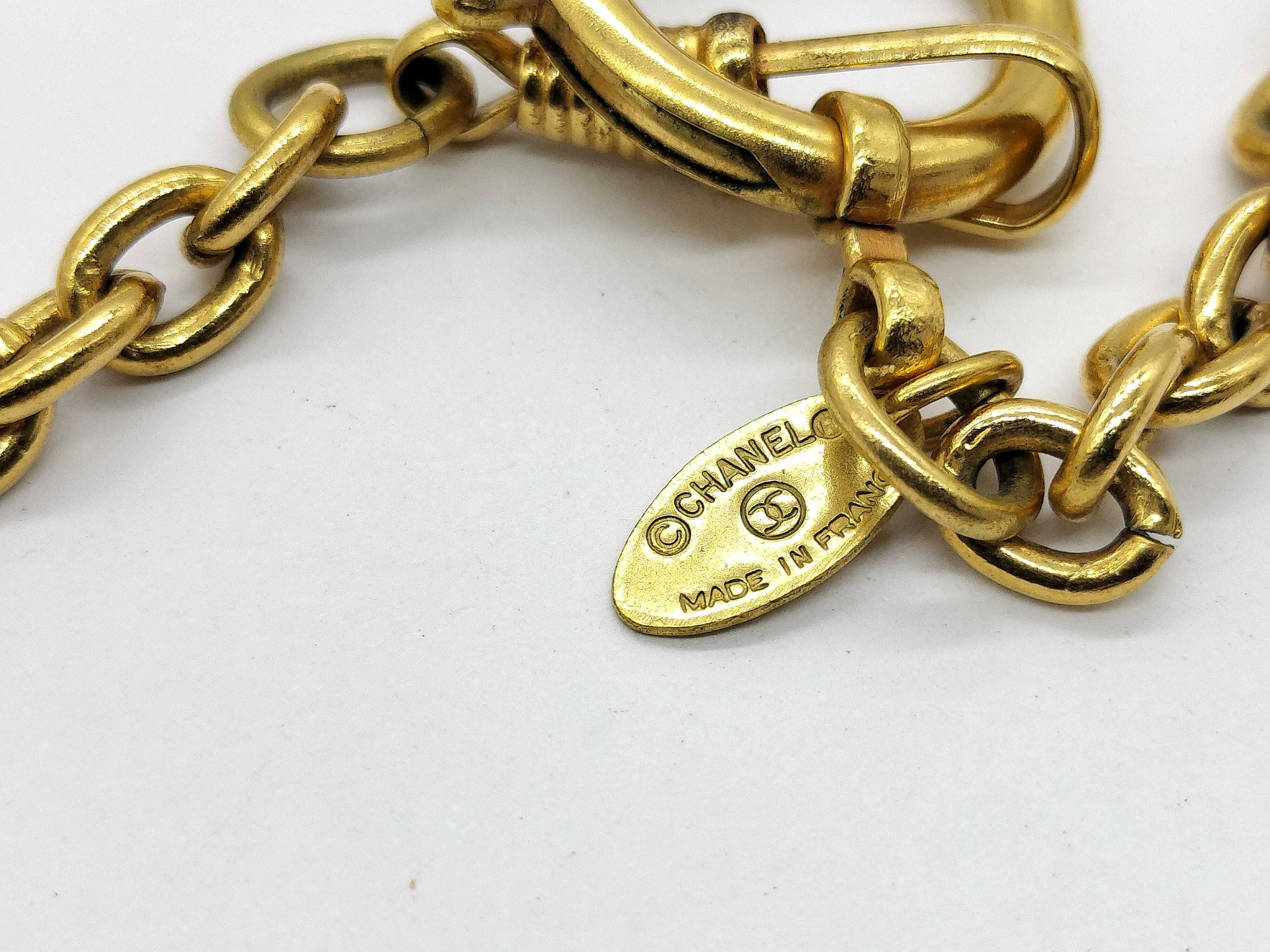 【水曜終了】(10707_0009)CHANEL ライオンモチーフ ゴールドネックレス ネックレス