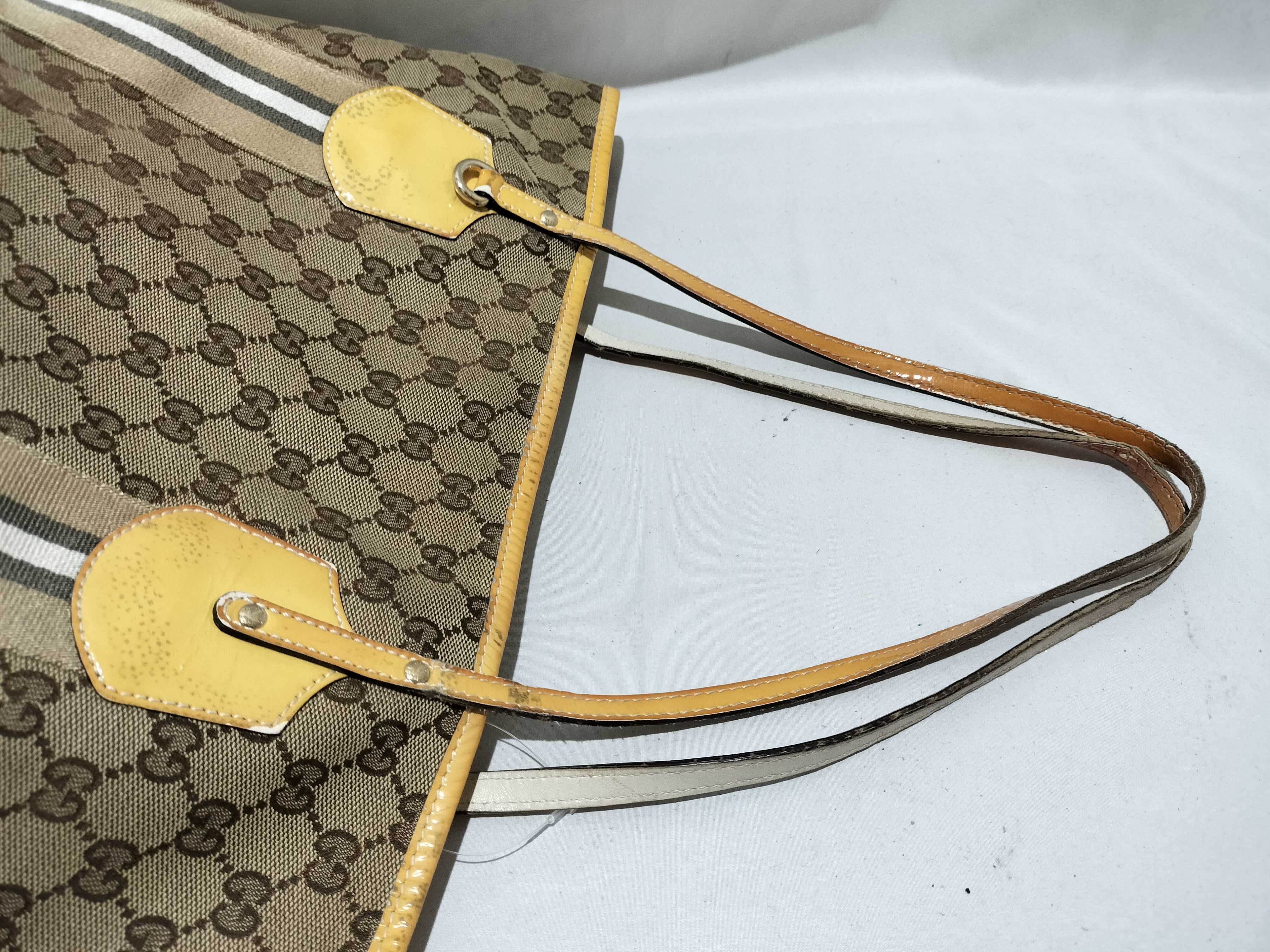 【水曜終了】(10709_0049)GUCCI GGキャンバス トートバッグ/211970/シェリーライン/ベージュ トートバッグ