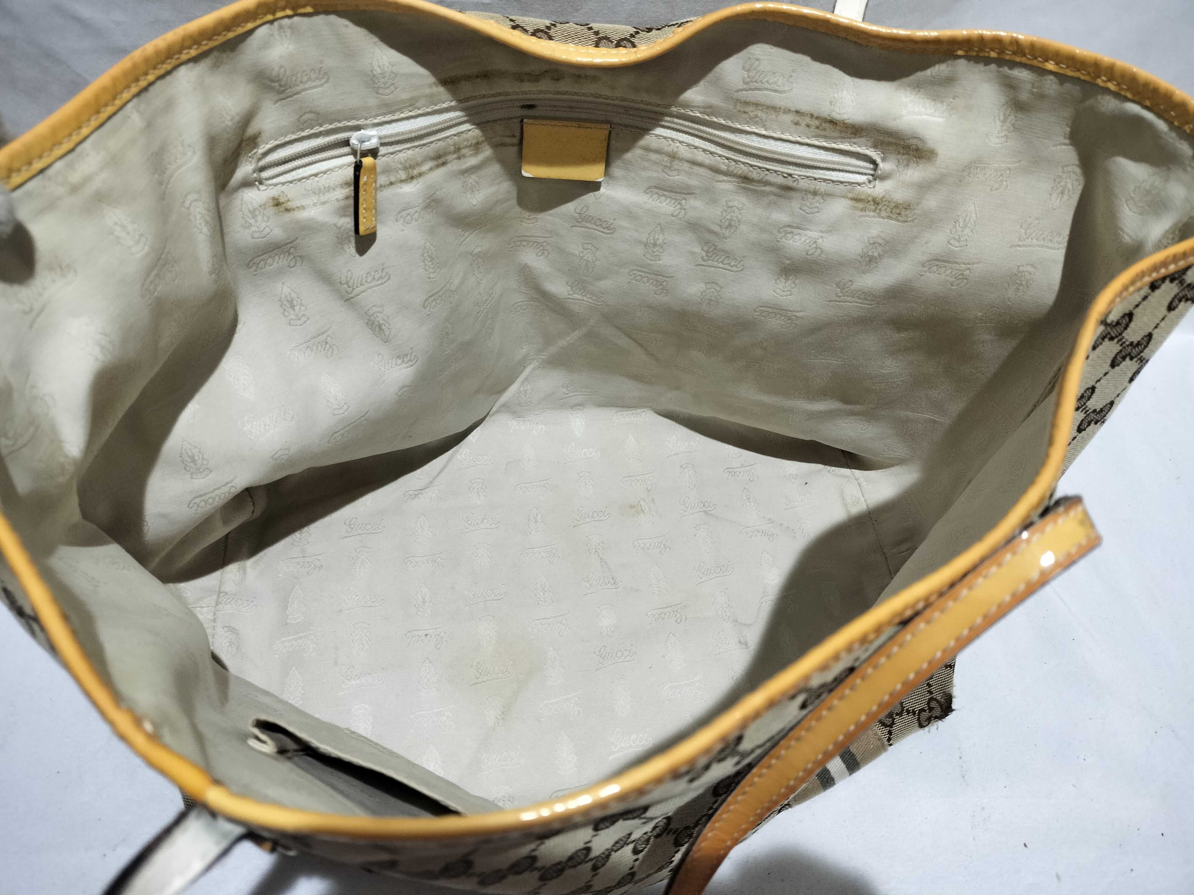 【水曜終了】(10709_0049)GUCCI GGキャンバス トートバッグ/211970/シェリーライン/ベージュ トートバッグ