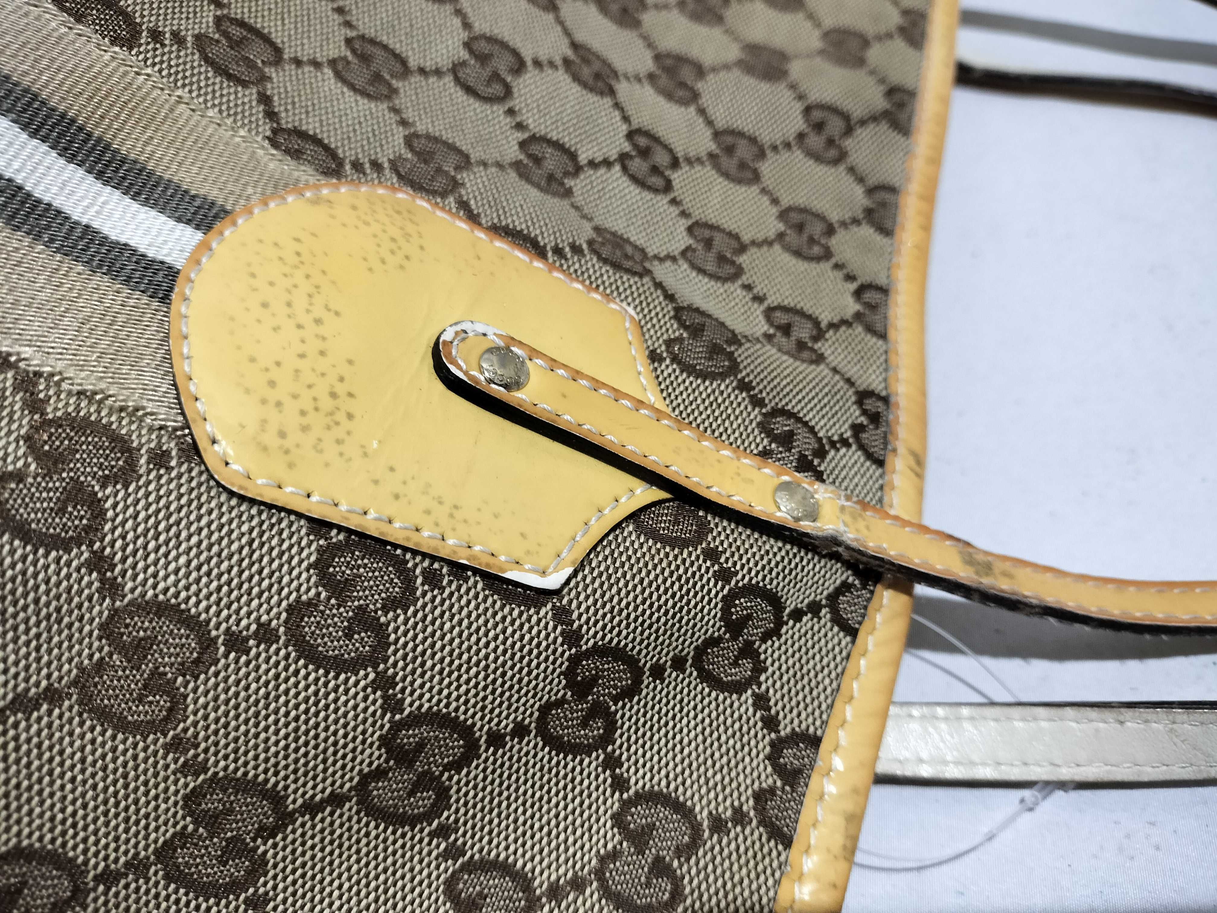 【水曜終了】(10709_0049)GUCCI GGキャンバス トートバッグ/211970/シェリーライン/ベージュ トートバッグ