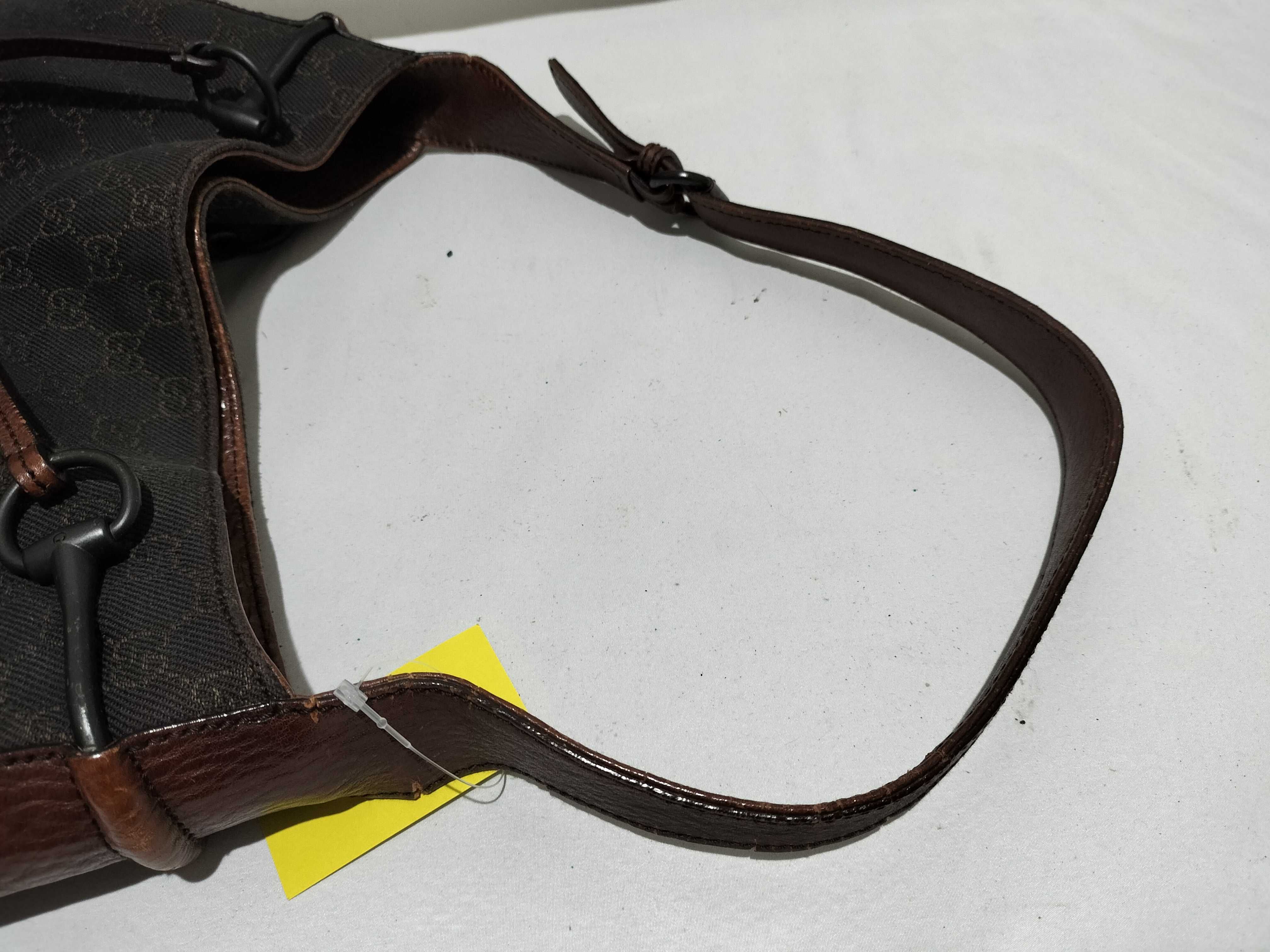 【水曜終了】(10709_0003)GUCCI GGキャンバス 101975 ホースビット ワンショルダーバッグ ショルダーバッグ