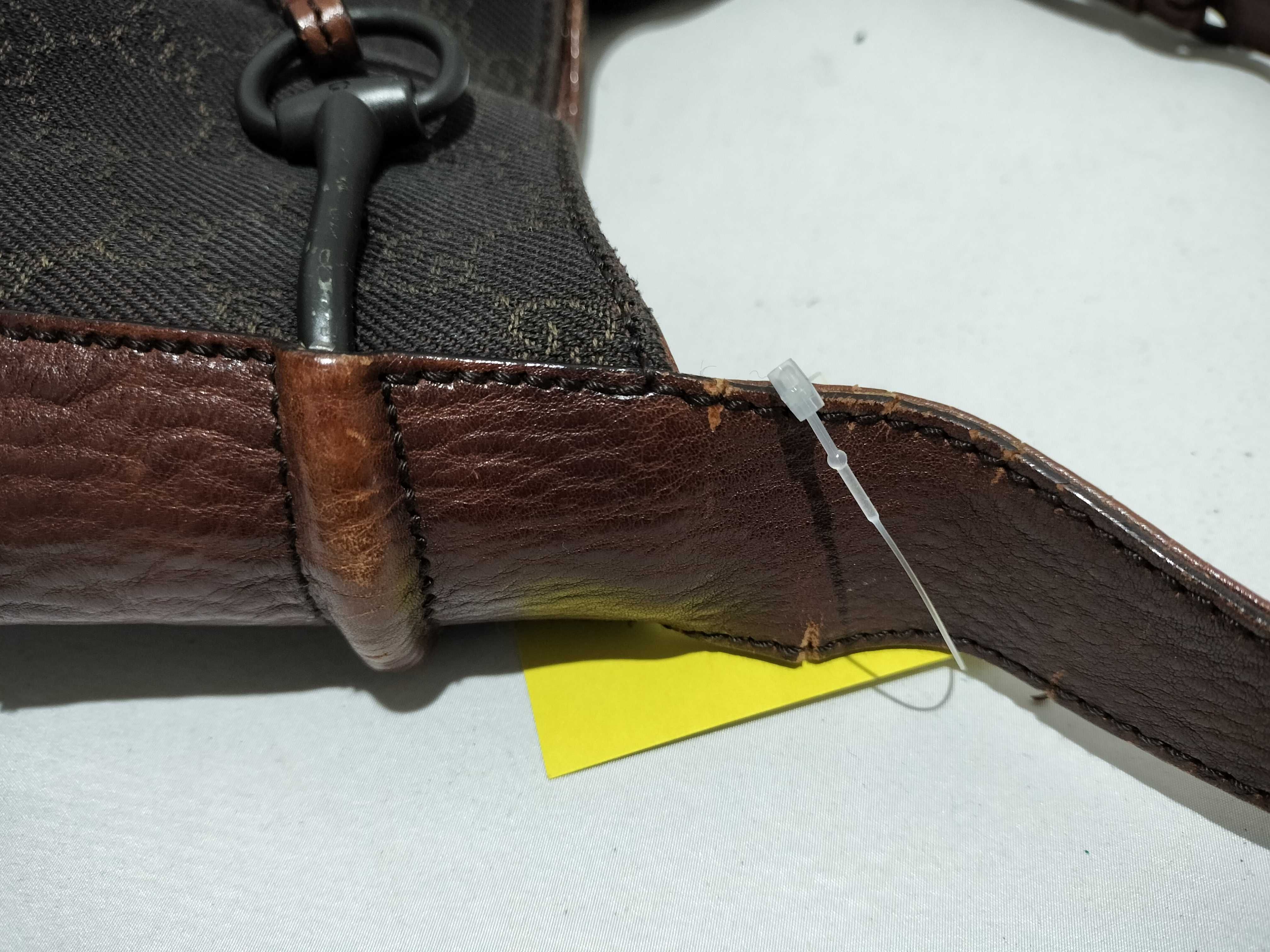 【水曜終了】(10709_0003)GUCCI GGキャンバス 101975 ホースビット ワンショルダーバッグ ショルダーバッグ