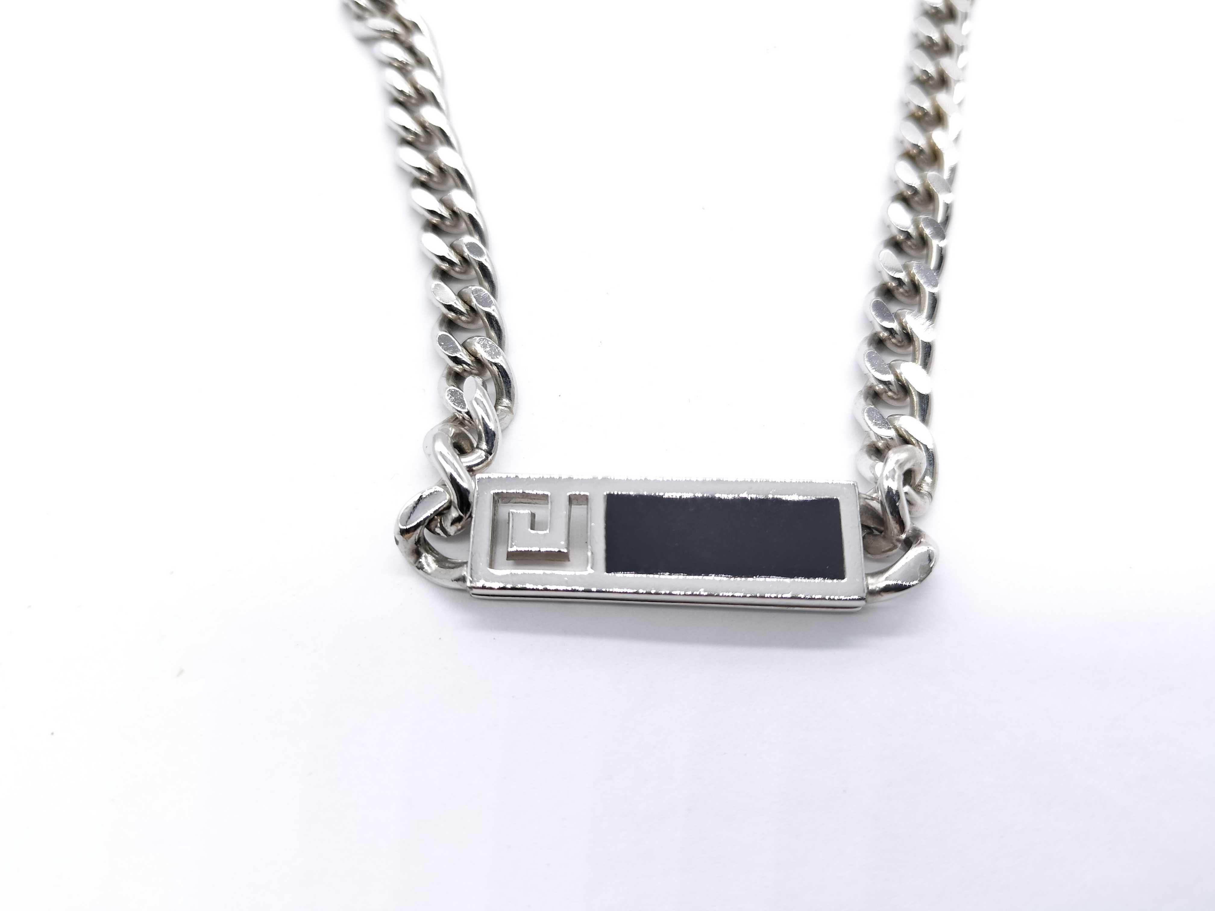 【水曜終了】(10700_0081)GIVENCHY ジバンシィ シルバー ロング ネックレス ネックレス