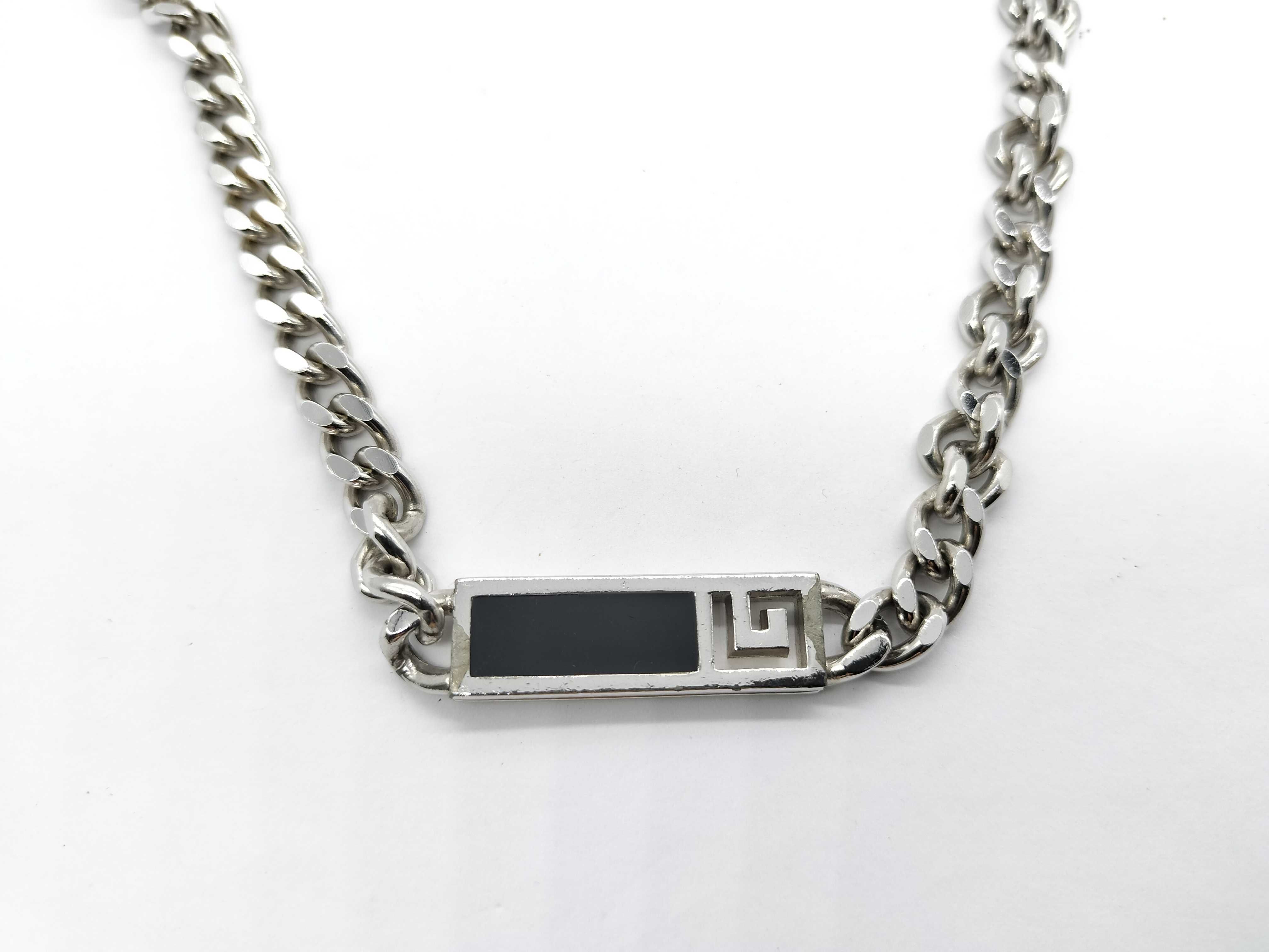 【水曜終了】(10700_0081)GIVENCHY ジバンシィ シルバー ロング ネックレス ネックレス