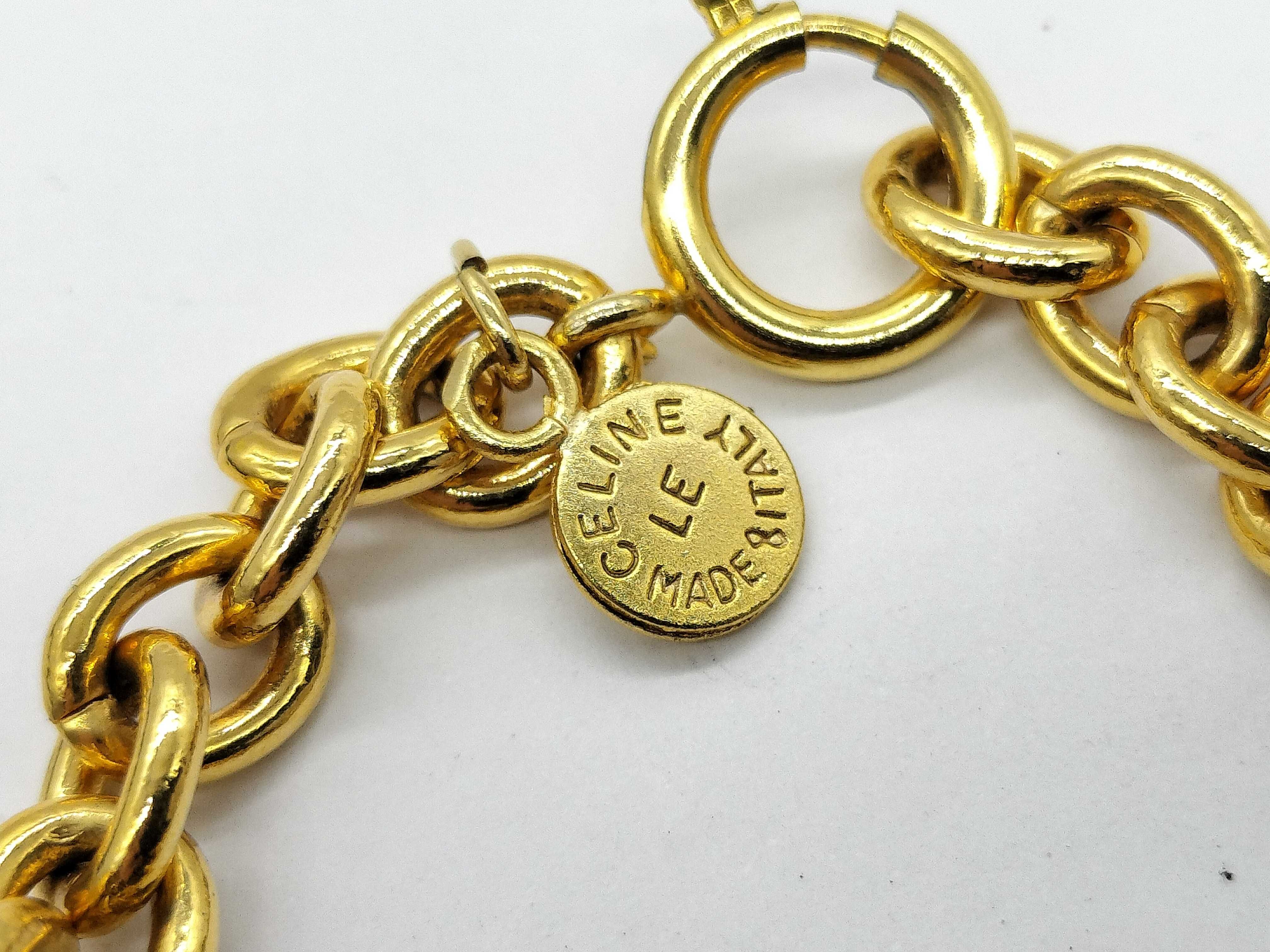 【水曜終了】(10700_0040)CELINE ブレスレット、イヤリング*2セット ブレスレット・バングル