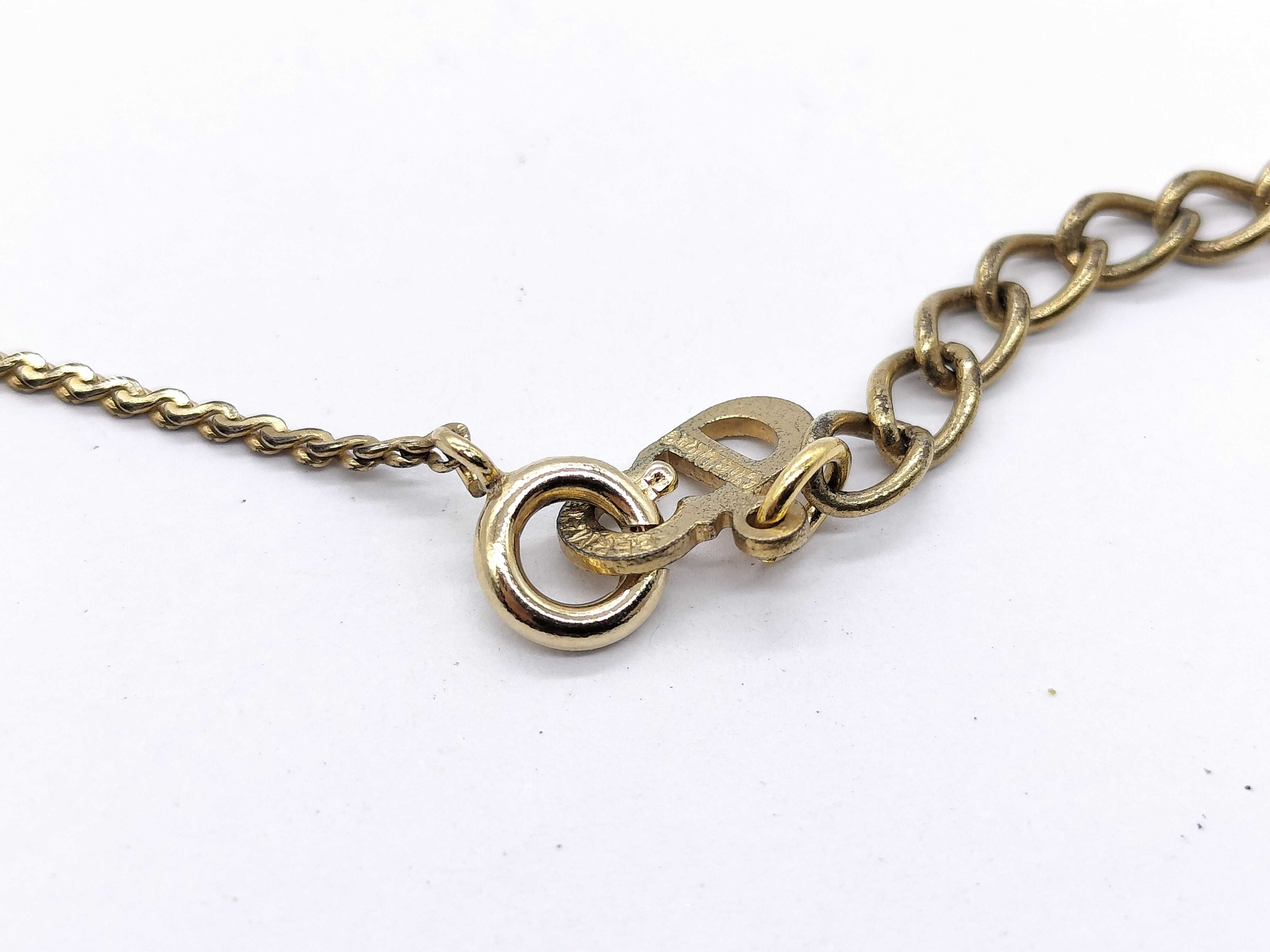 【水曜終了】(10700_0176)Dior CDロゴ ネックレス