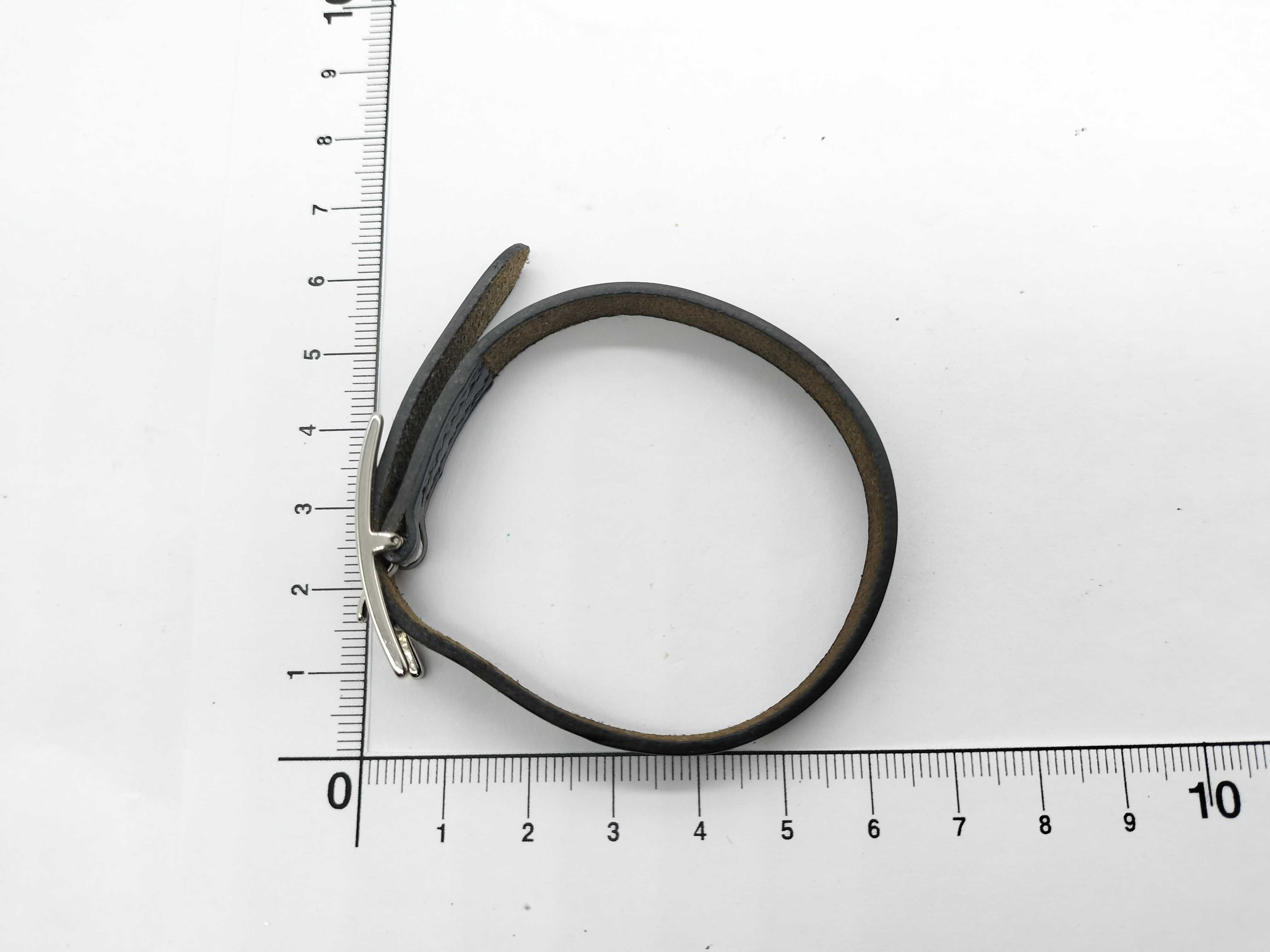 【水曜終了】(10706_0008)HERMES アピ レザー ブレスレット ブレスレット・バングル