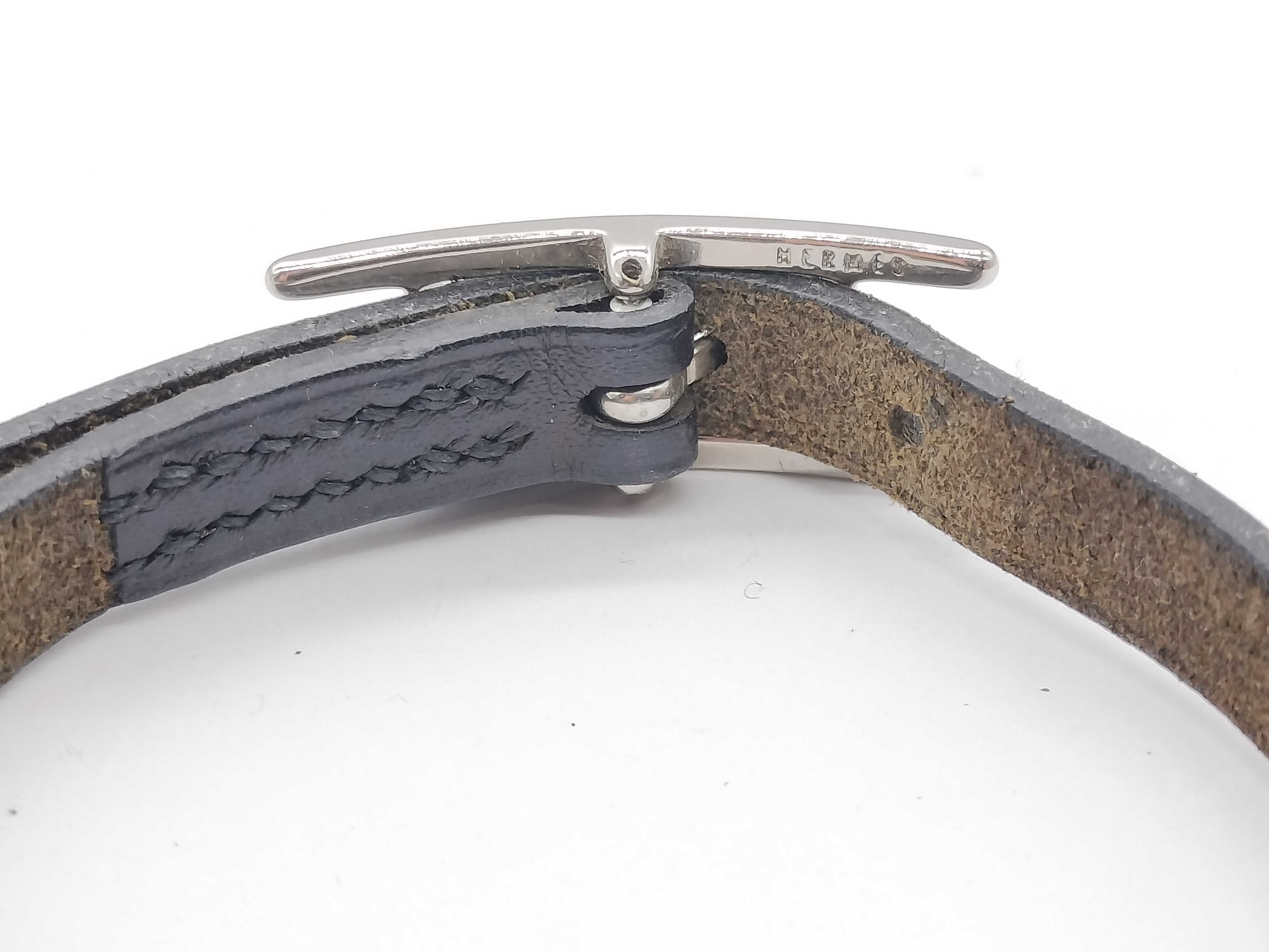 【水曜終了】(10706_0008)HERMES アピ レザー ブレスレット ブレスレット・バングル