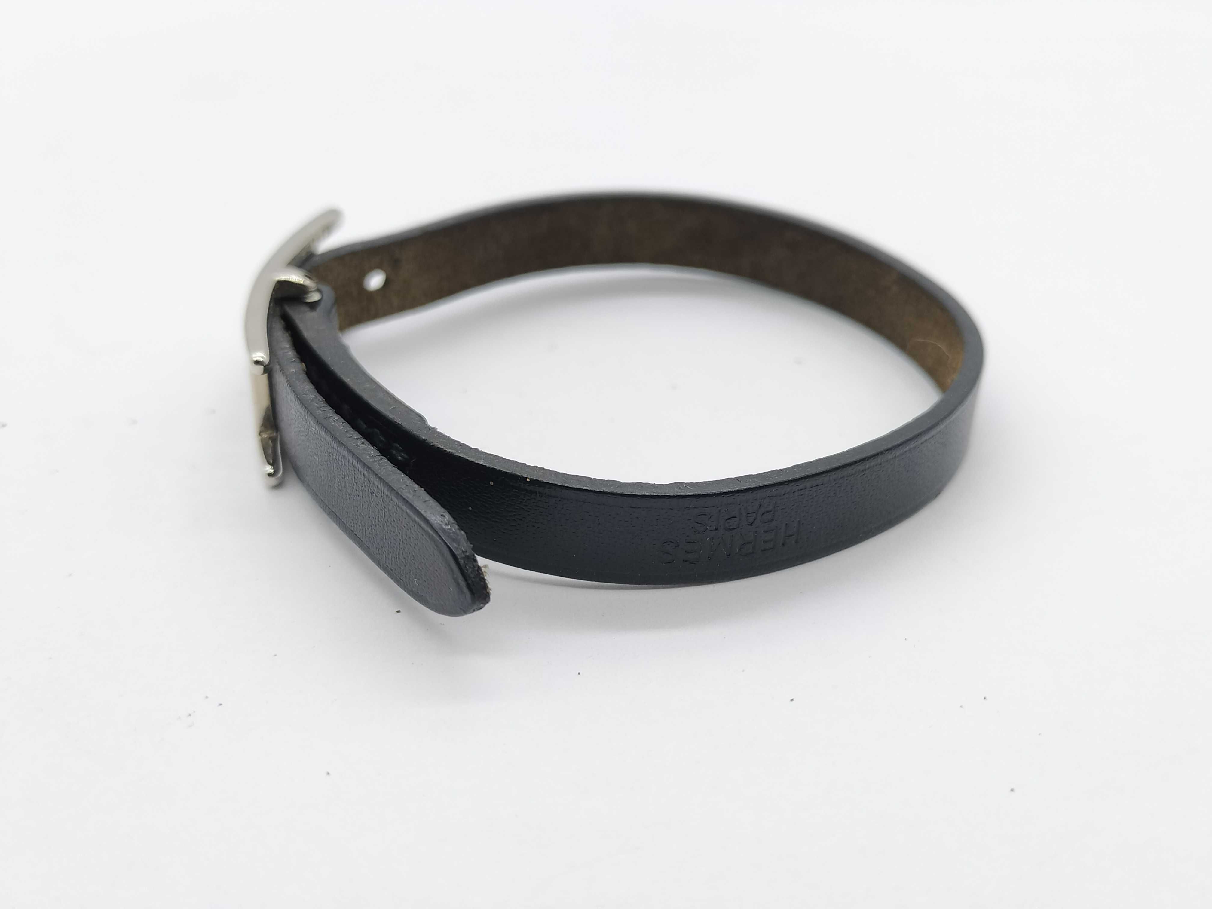 【水曜終了】(10706_0008)HERMES アピ レザー ブレスレット ブレスレット・バングル