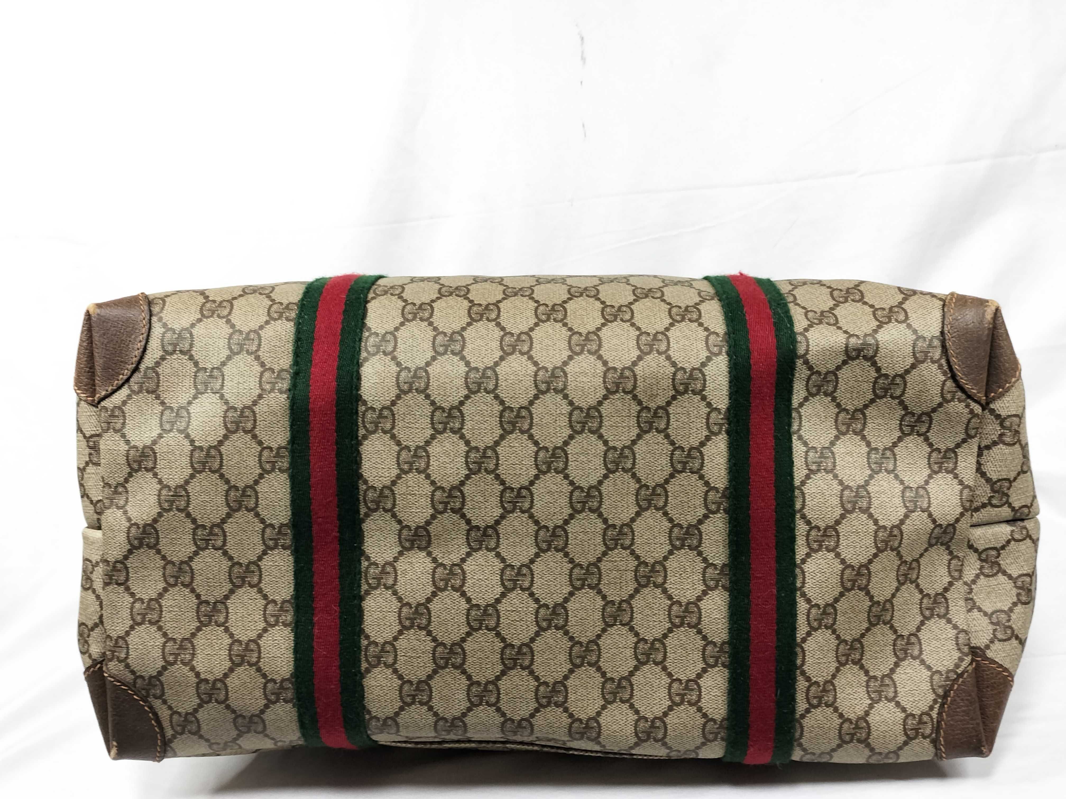 【水曜終了】(10709_0009)GUCCI GGスプリーム シェリー ボストンバッグ 012 39 62116211 9411 トートバッグ