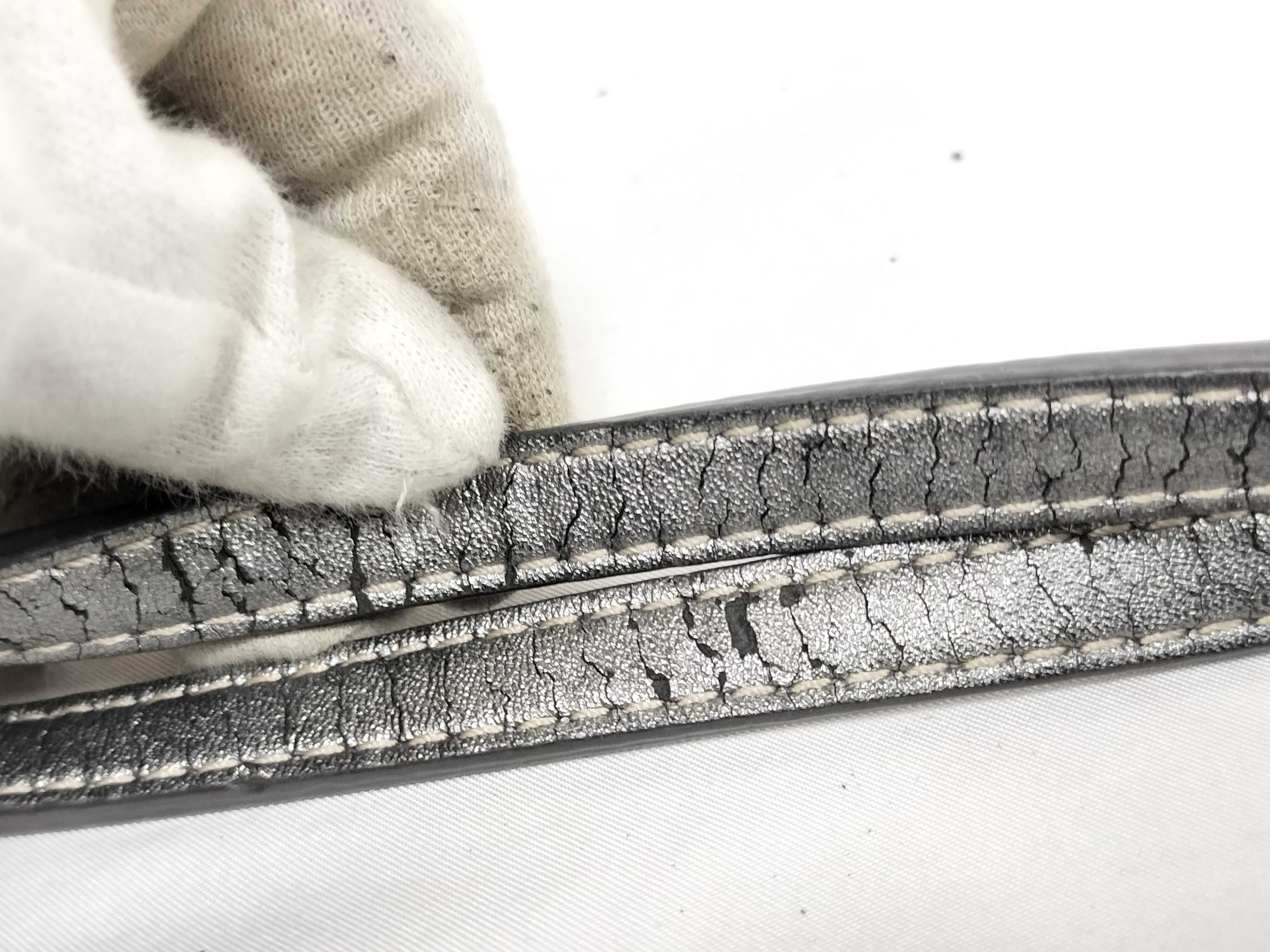 【水曜終了】(10699_0064)COACH シグネチャー F20427 ガマ口 ハンドバッグ トートバッグ