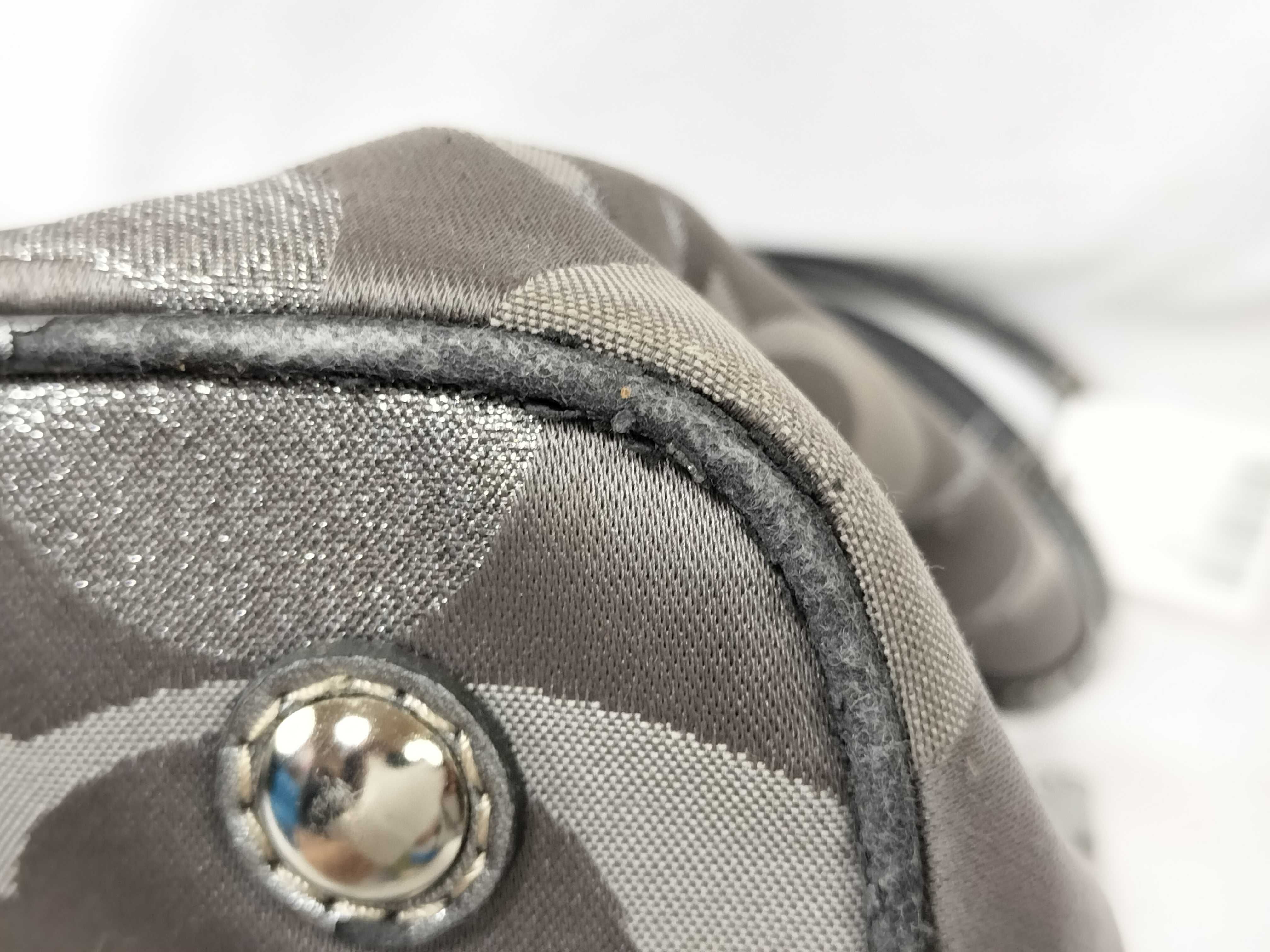 【水曜終了】(10699_0064)COACH シグネチャー F20427 ガマ口 ハンドバッグ トートバッグ