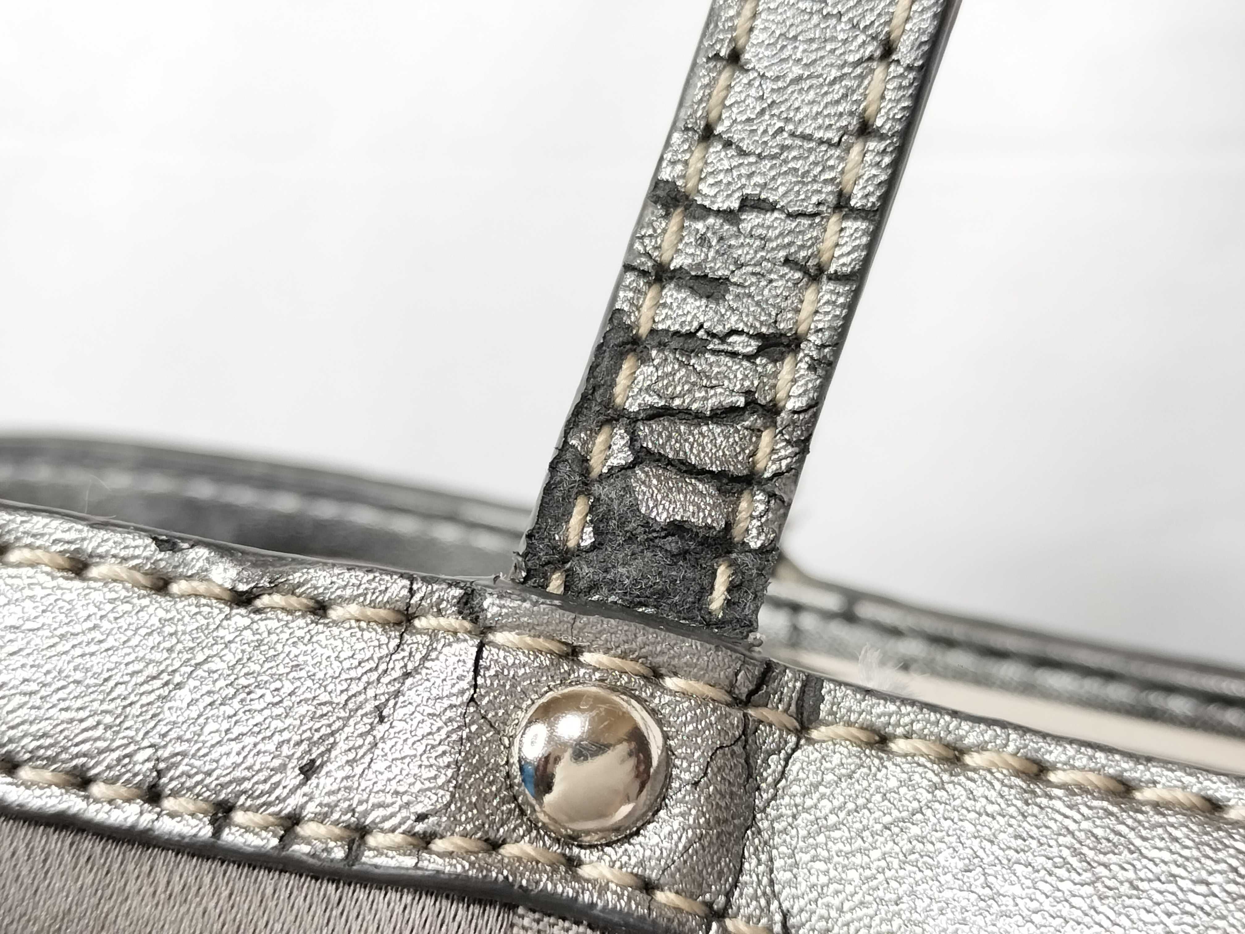 【水曜終了】(10699_0064)COACH シグネチャー F20427 ガマ口 ハンドバッグ トートバッグ