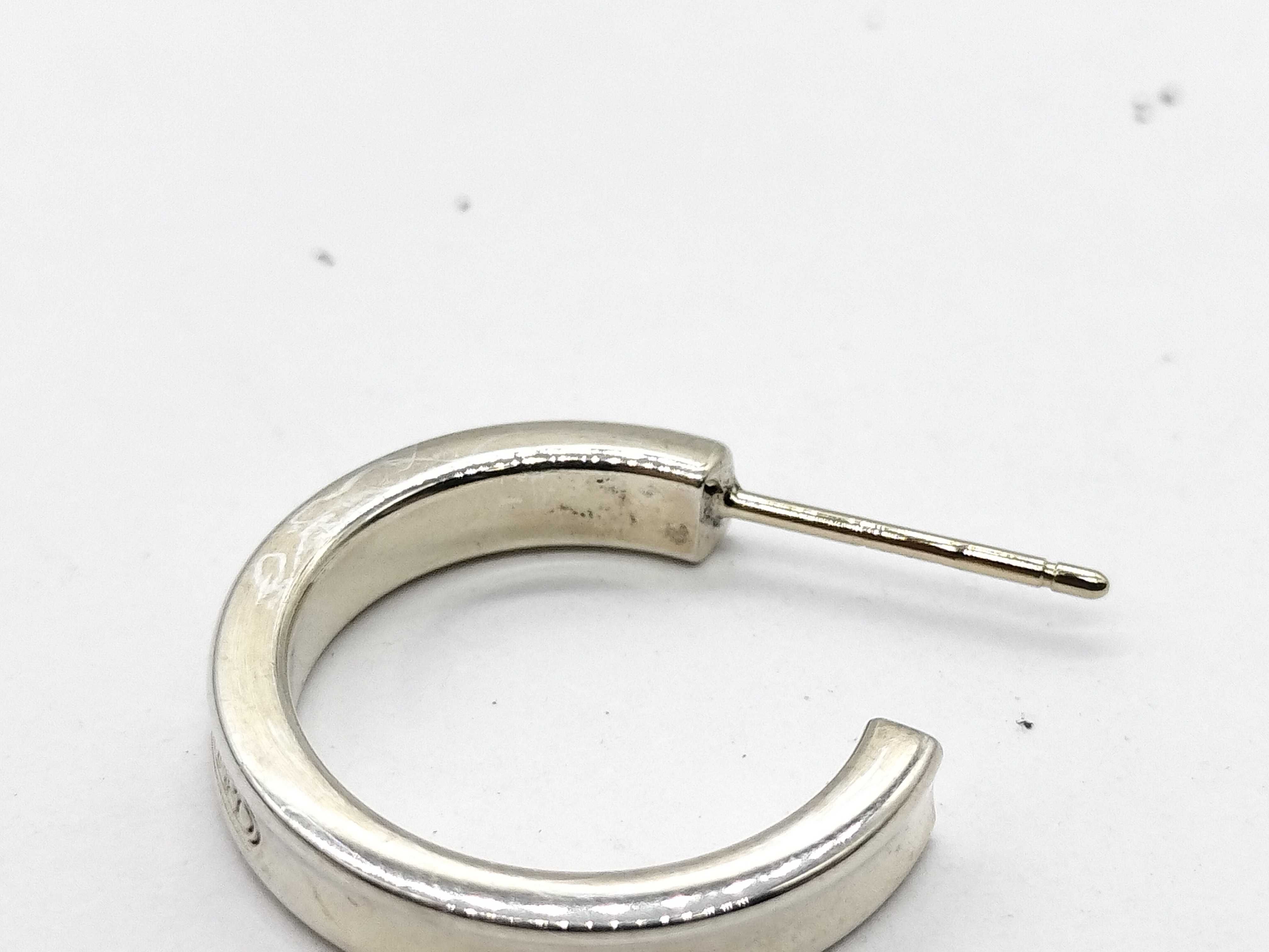 【水曜終了】(10700_0121)Tiffany&Co. 925 フープ 1837 ピアス ピアス