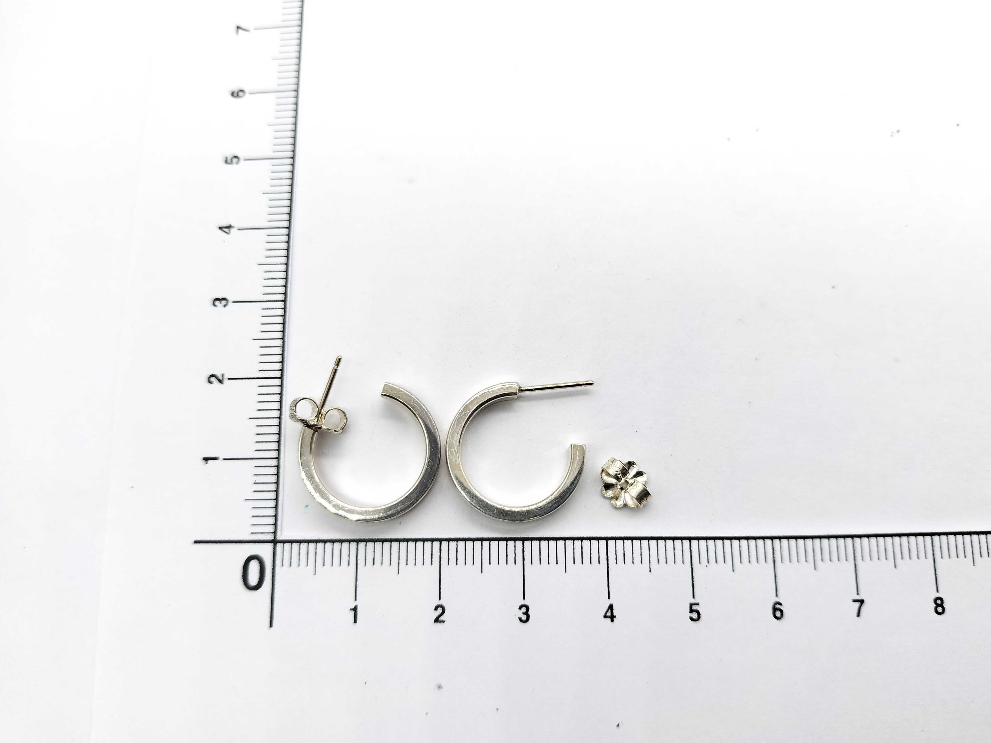 【水曜終了】(10700_0121)Tiffany&Co. 925 フープ 1837 ピアス ピアス