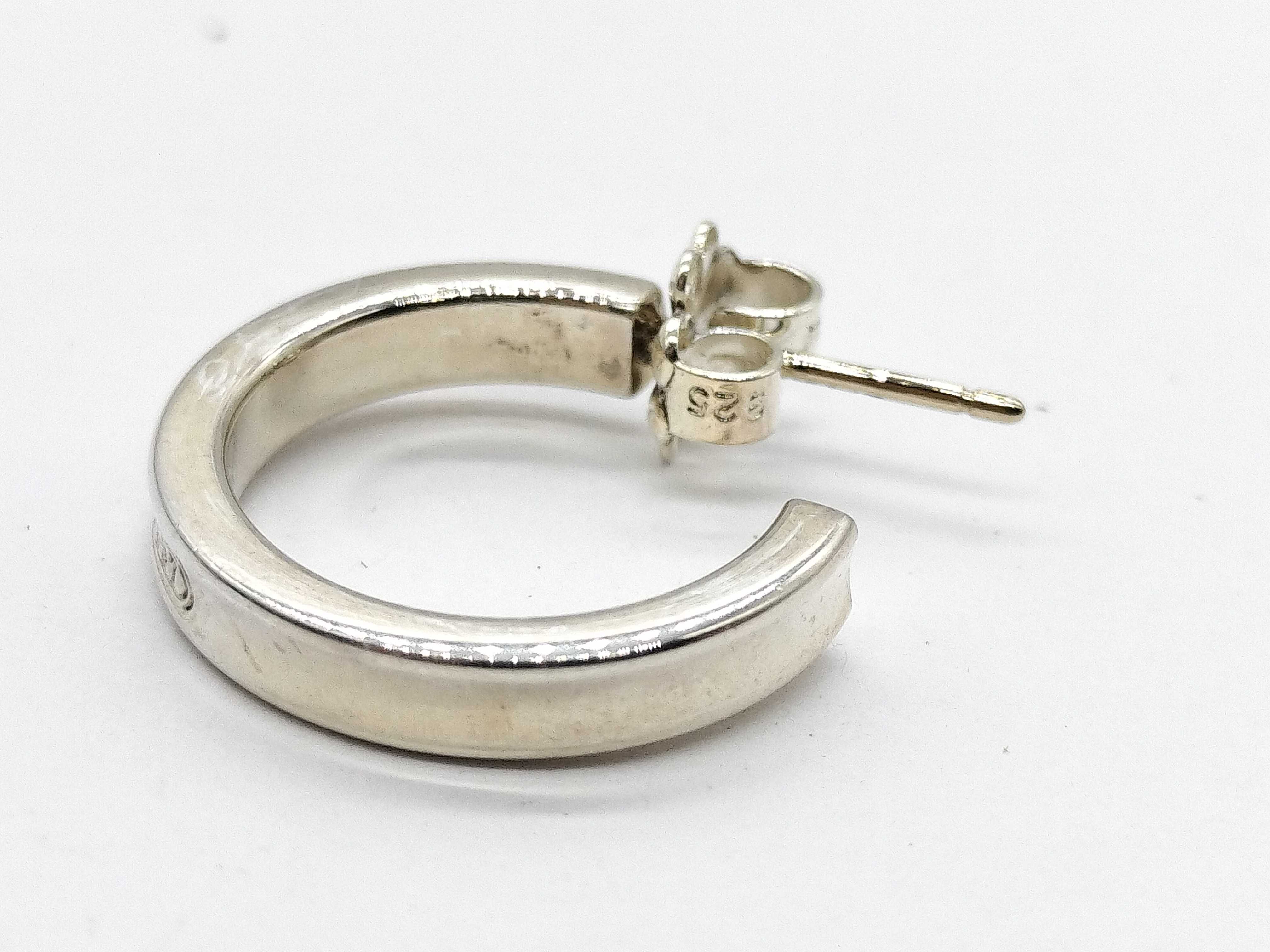 【水曜終了】(10700_0121)Tiffany&Co. 925 フープ 1837 ピアス ピアス