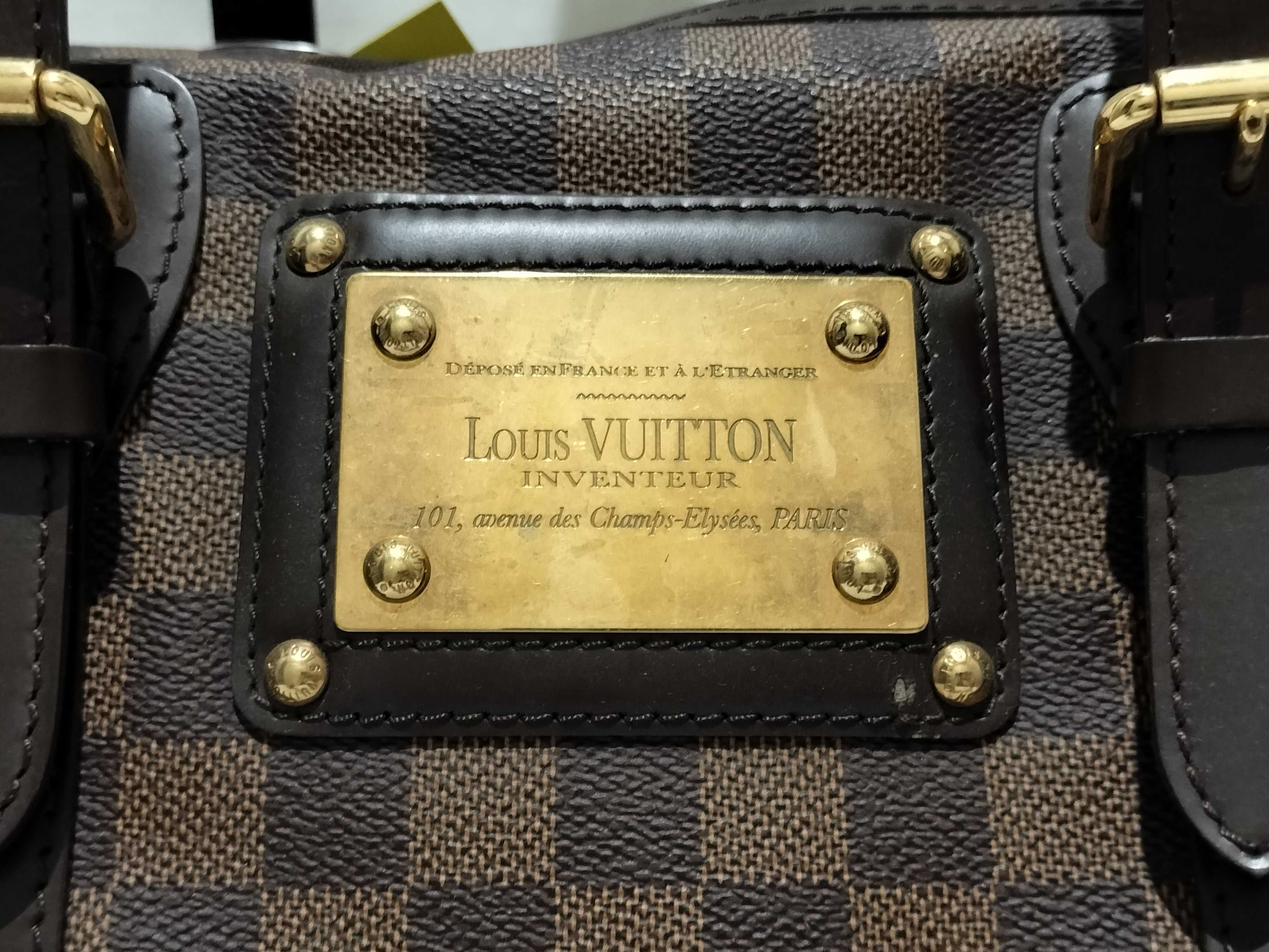 【水曜終了】(10708_0018)LOUIS VUITTON ダミエ N52000 バークレー ハンドバッグ