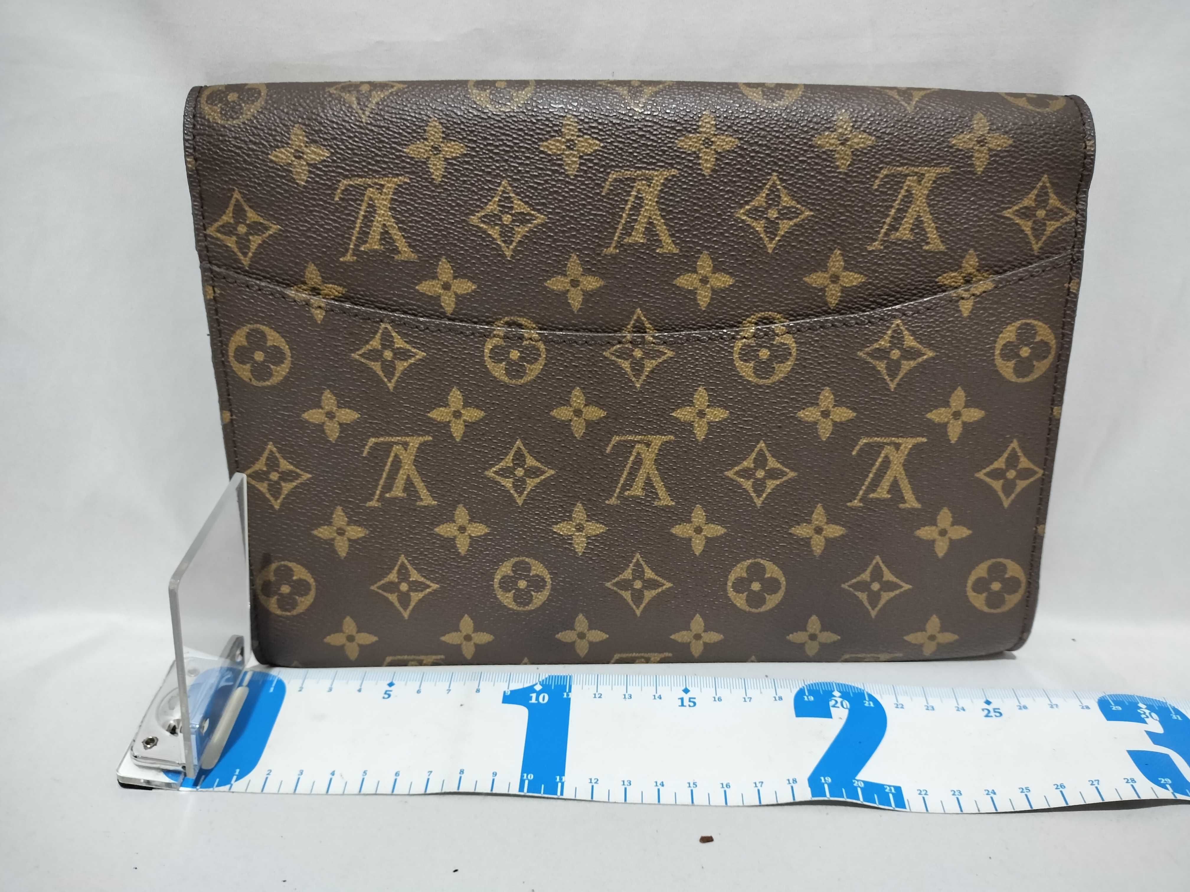 【水曜終了】(10708_0019)LOUIS VUITTON モノグラム ボルドー M51797 セカンドバッグ
