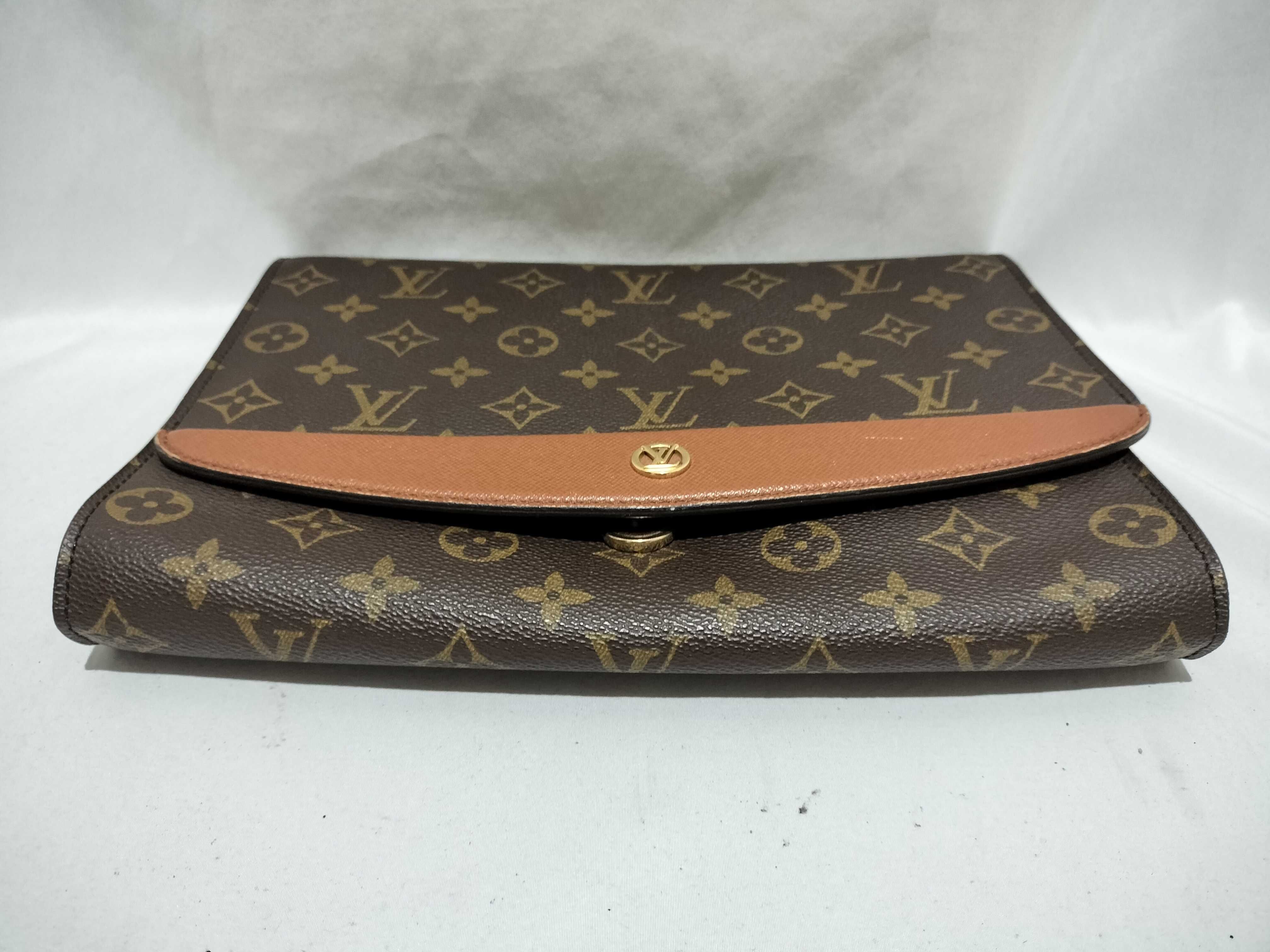 【水曜終了】(10708_0019)LOUIS VUITTON モノグラム ボルドー M51797 セカンドバッグ