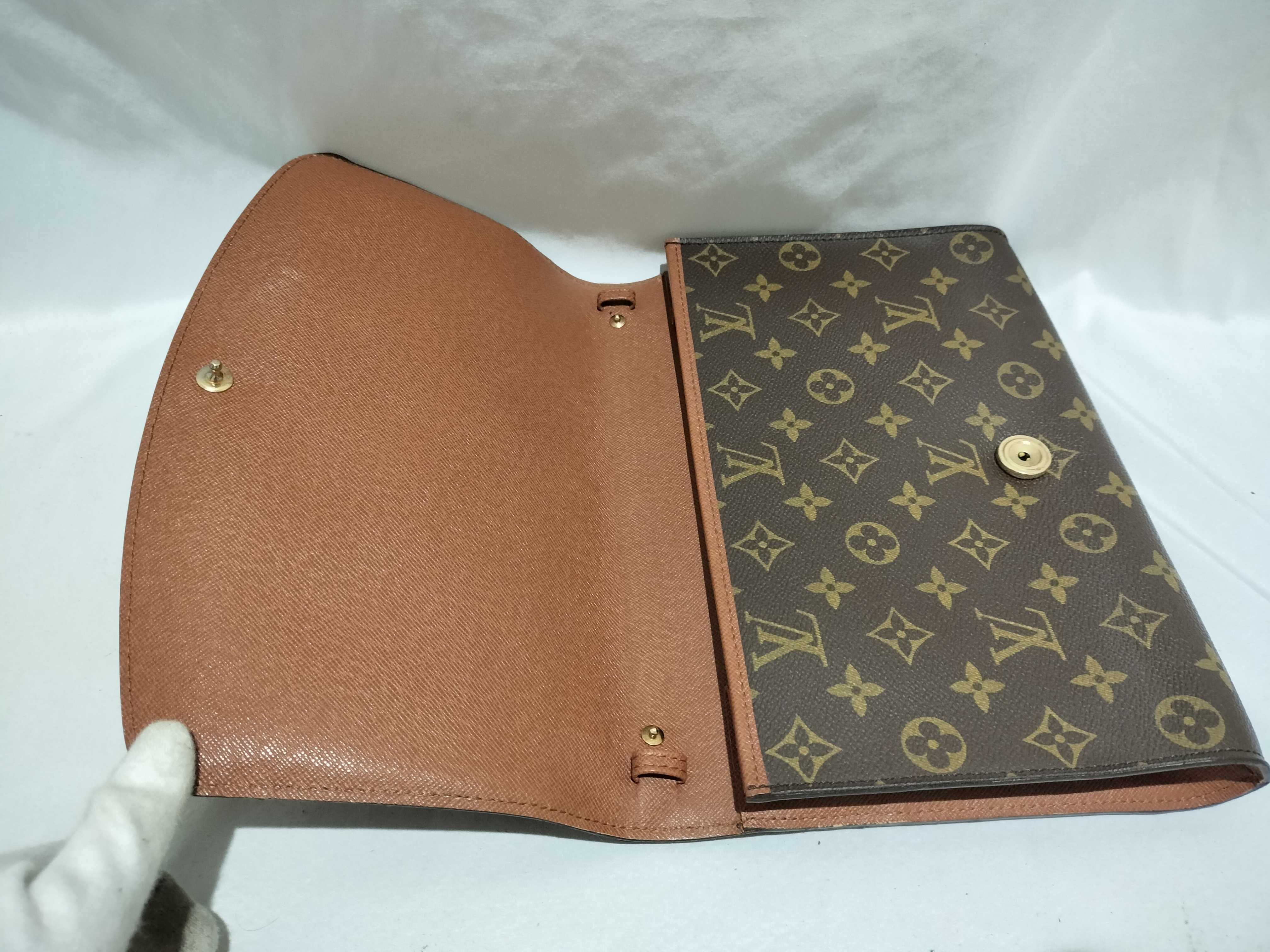 【水曜終了】(10708_0019)LOUIS VUITTON モノグラム ボルドー M51797 セカンドバッグ